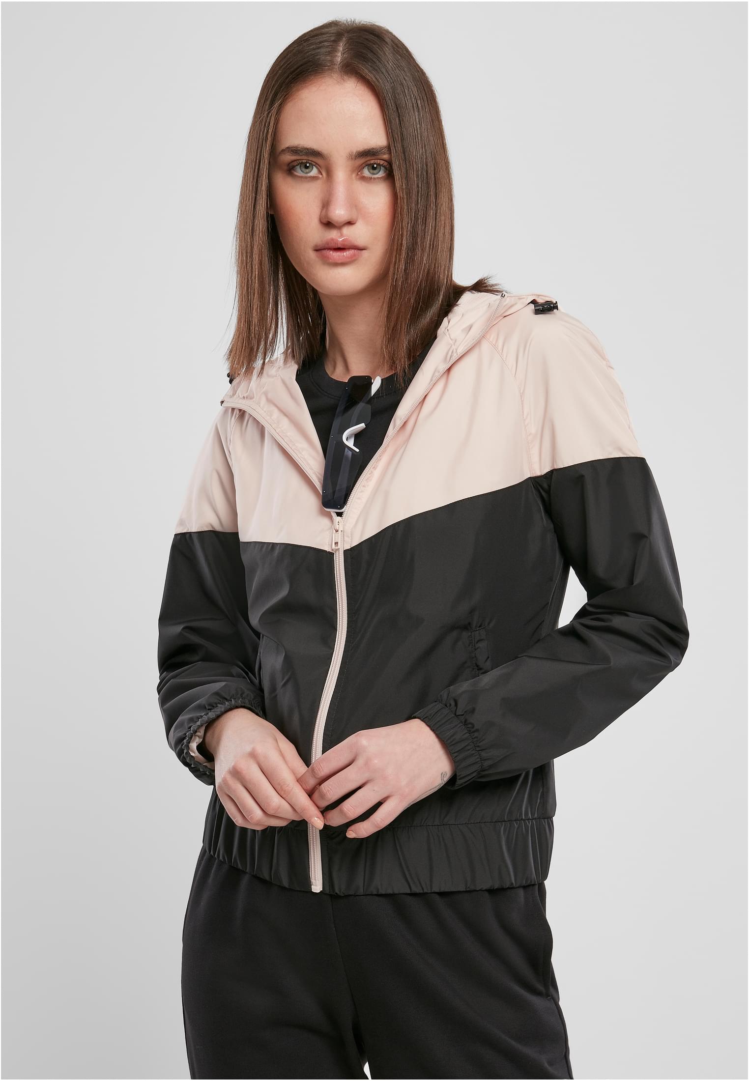 Doamnelor Arrow Windbreaker Lightpink / negru