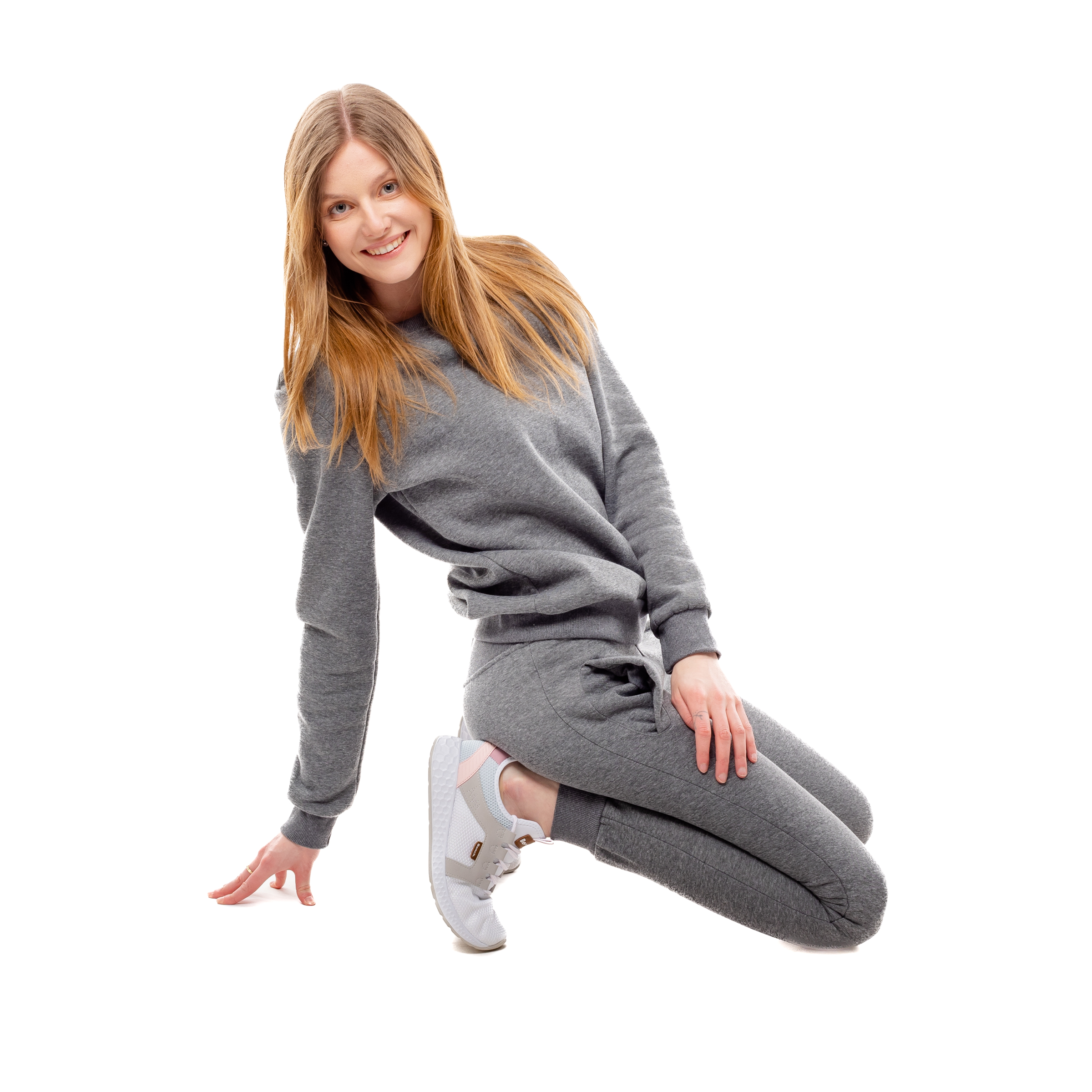 Women&#039;s tracksuit GLANO - dark gray