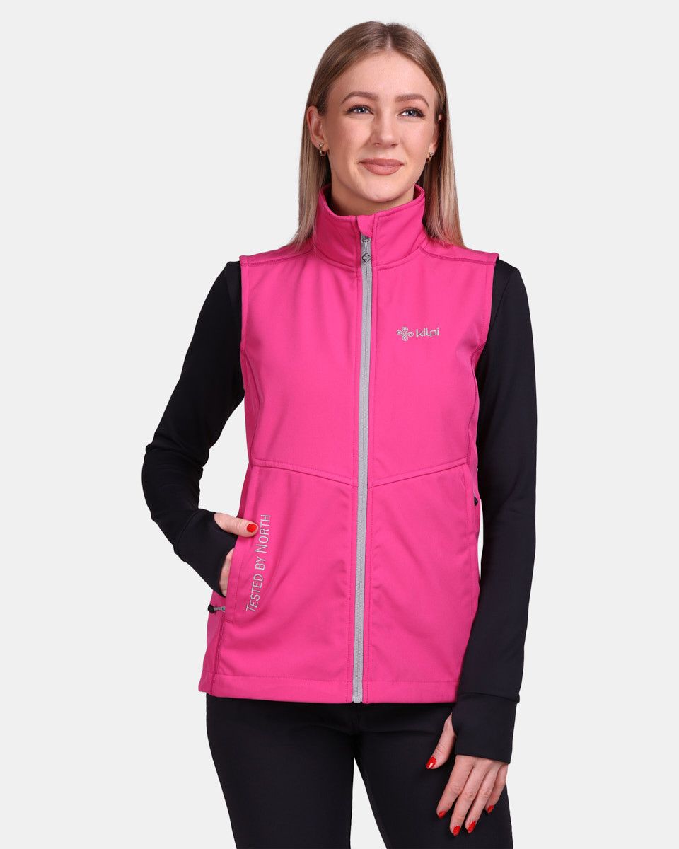 Women's softshell vest Kilpi SOIL-W Pink