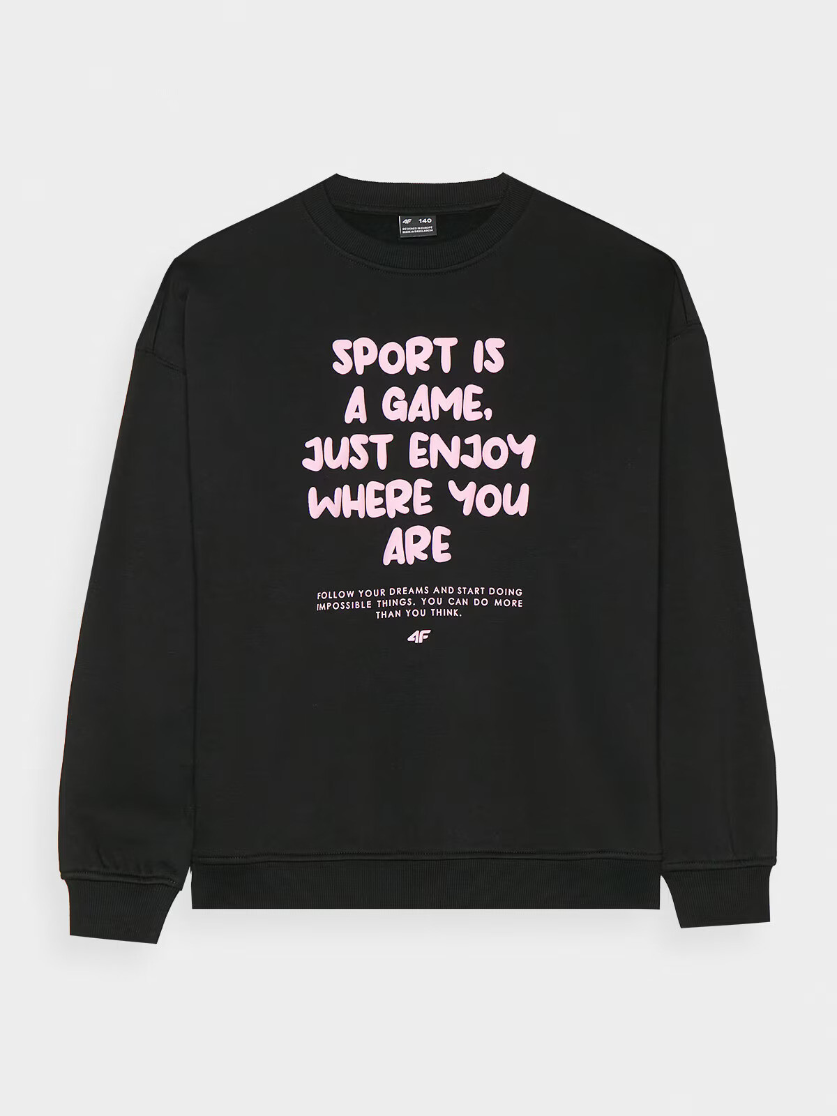 Girls' sweatshirt 4F