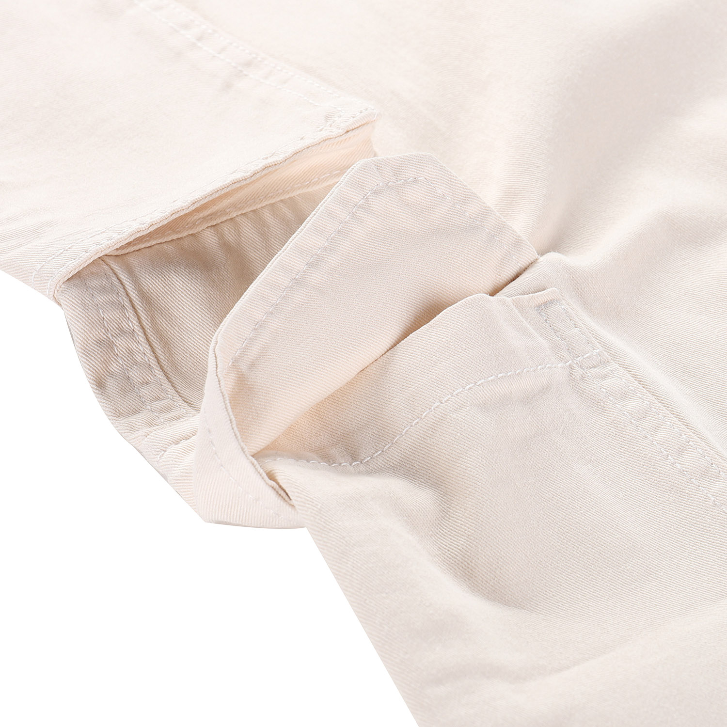 Women's wide pocket pants nax NAX SERDA pastel parchment