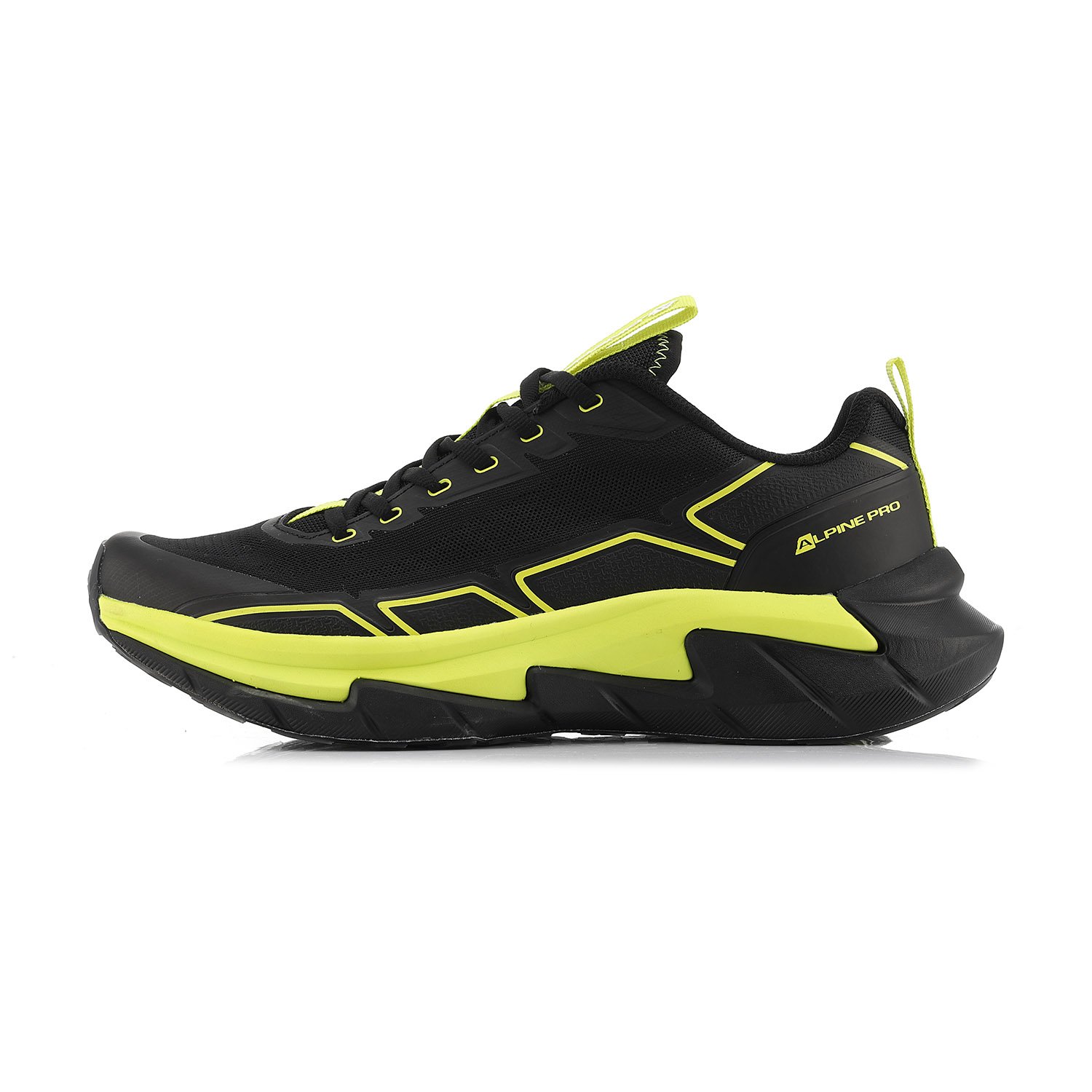 Running shoes with antibacterial insole ALPINE PRO SONEB black