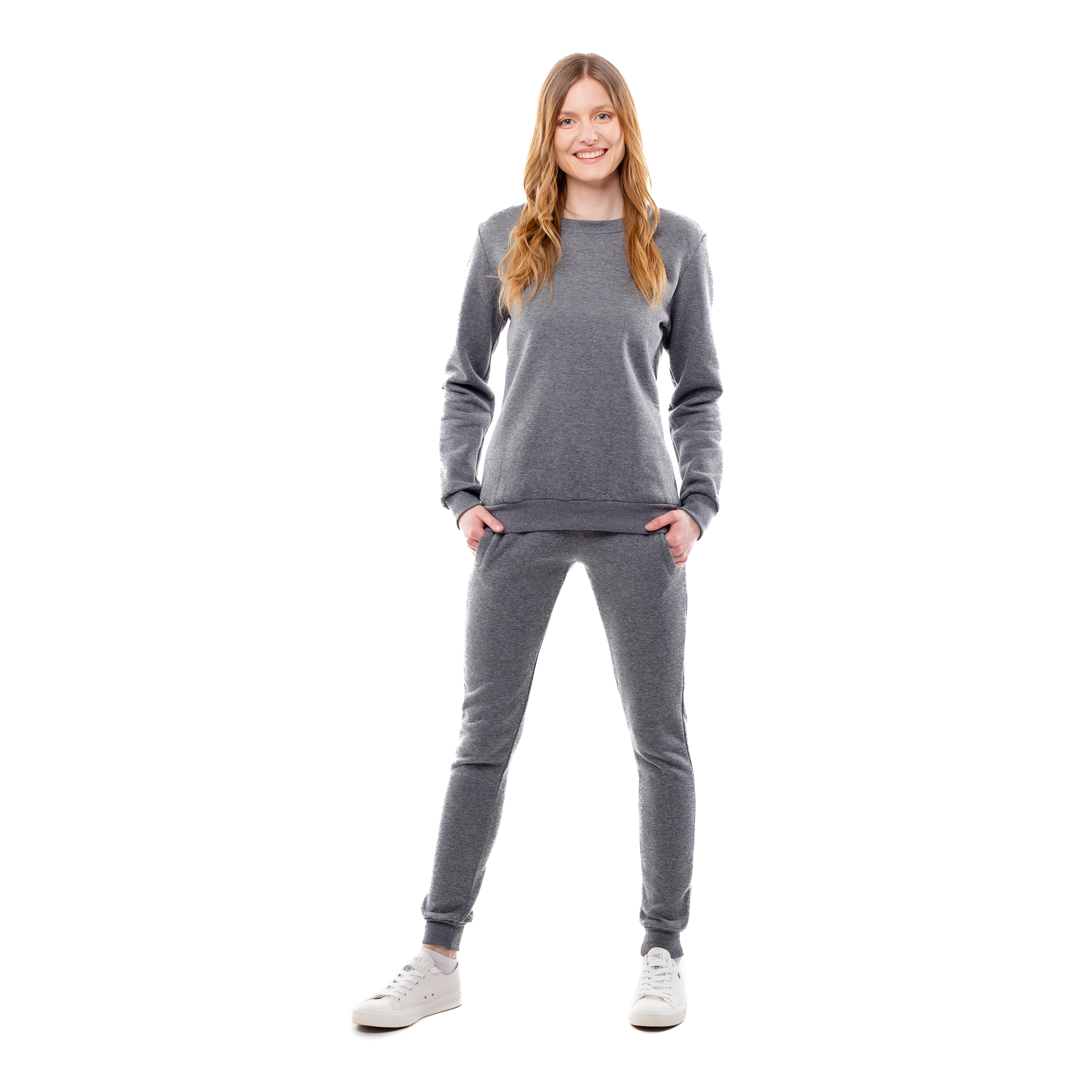 Women&#039;s tracksuit GLANO - dark gray