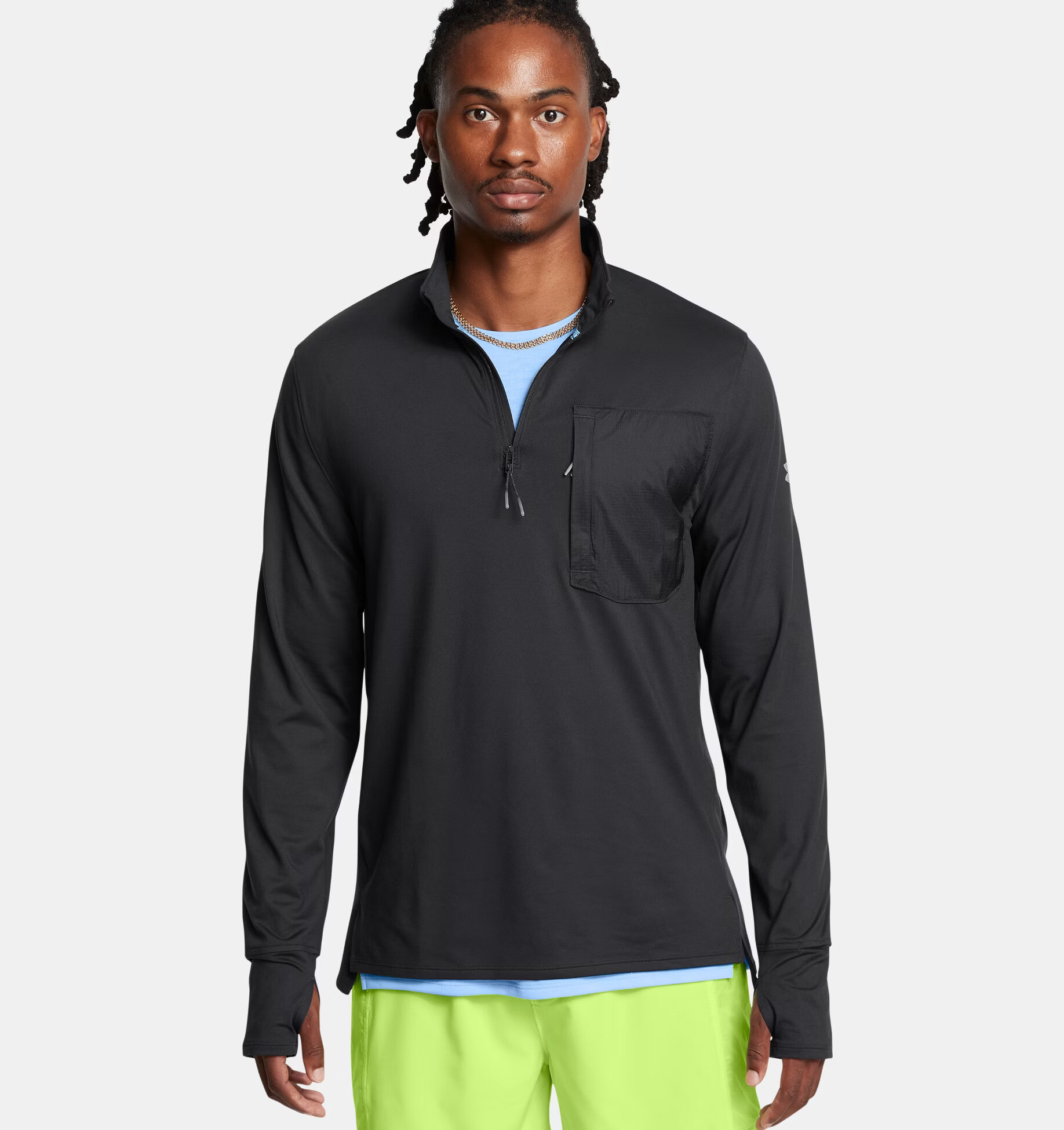 Men's Sweatshirt Under Armour TRAIL RUN QUARTER ZIP