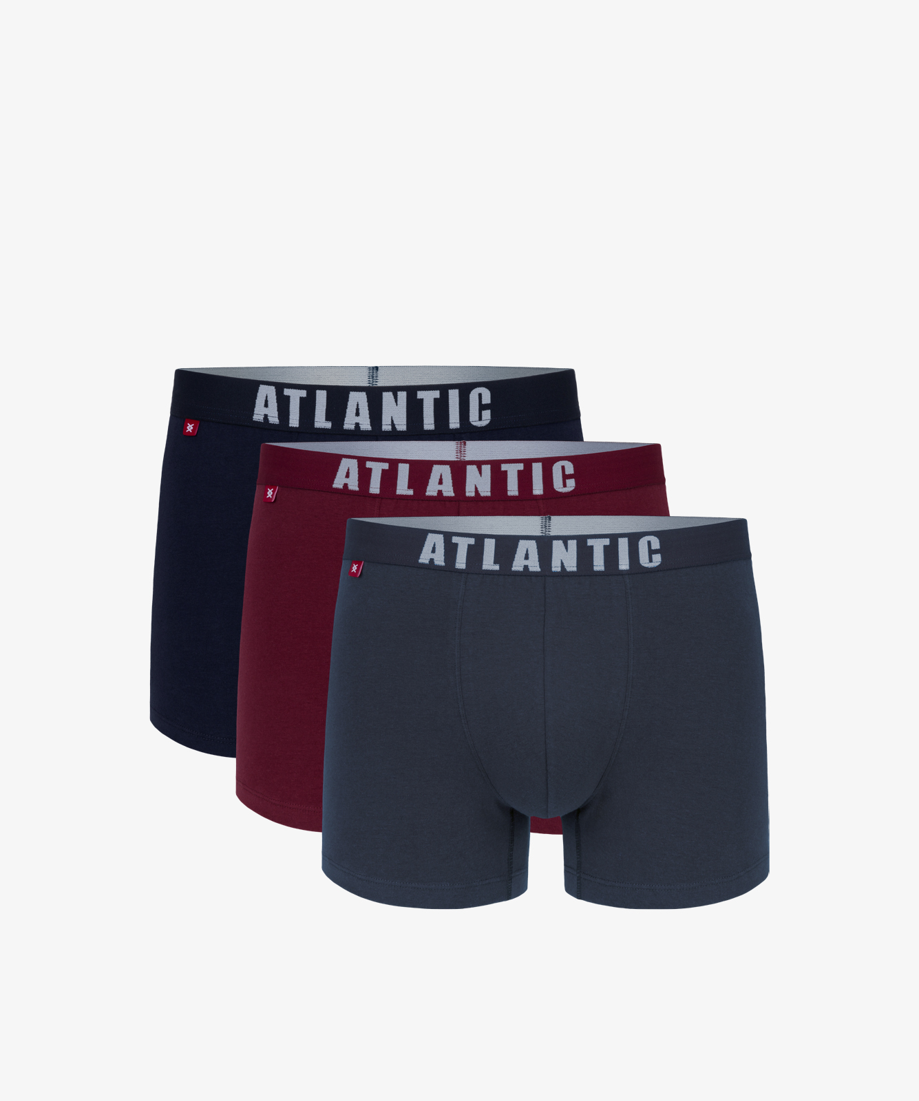 Pánské boxerky ATLANTIC 3Pack - vícebarevné