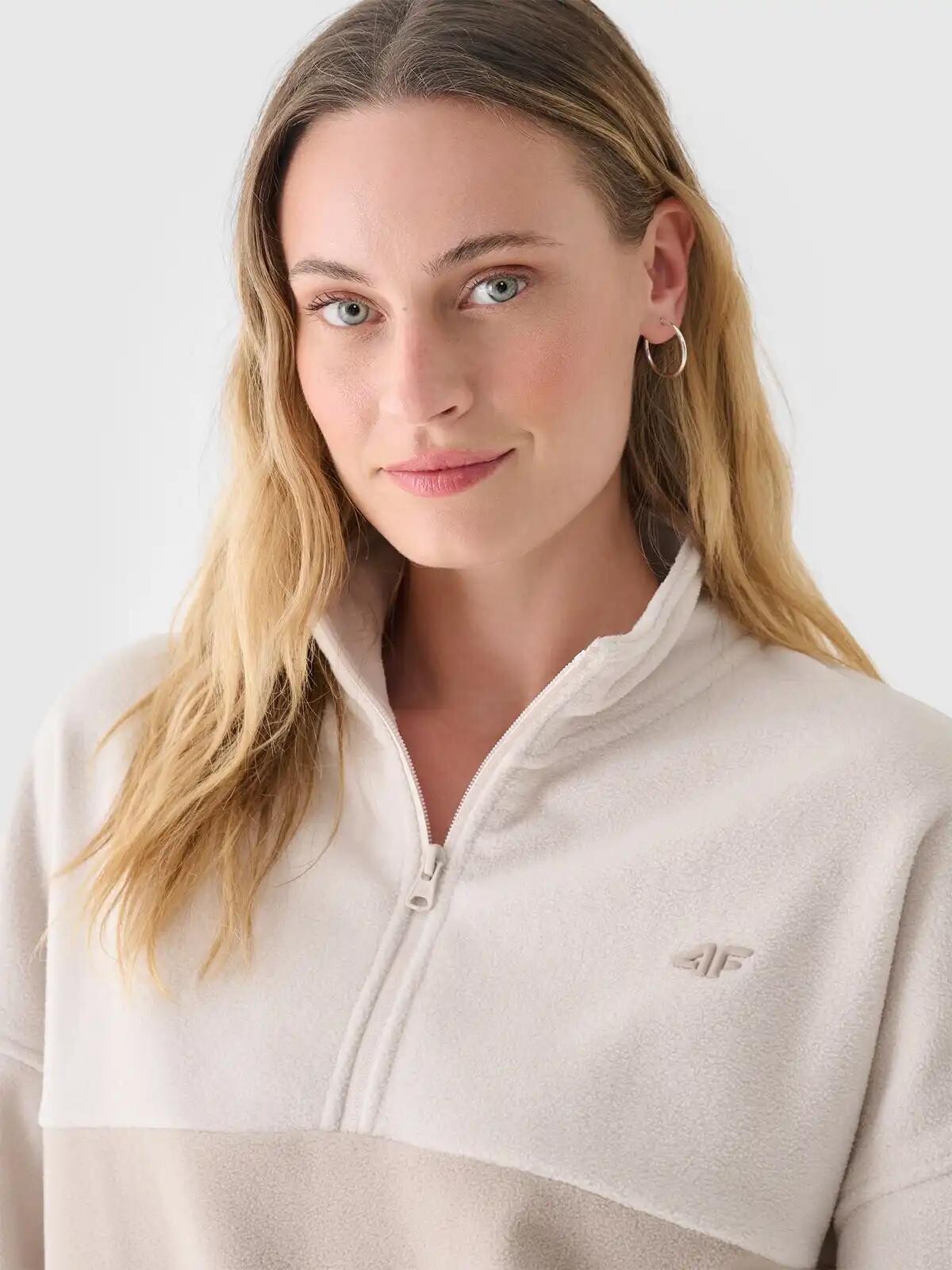 Women's fleece sweatshirt 4F