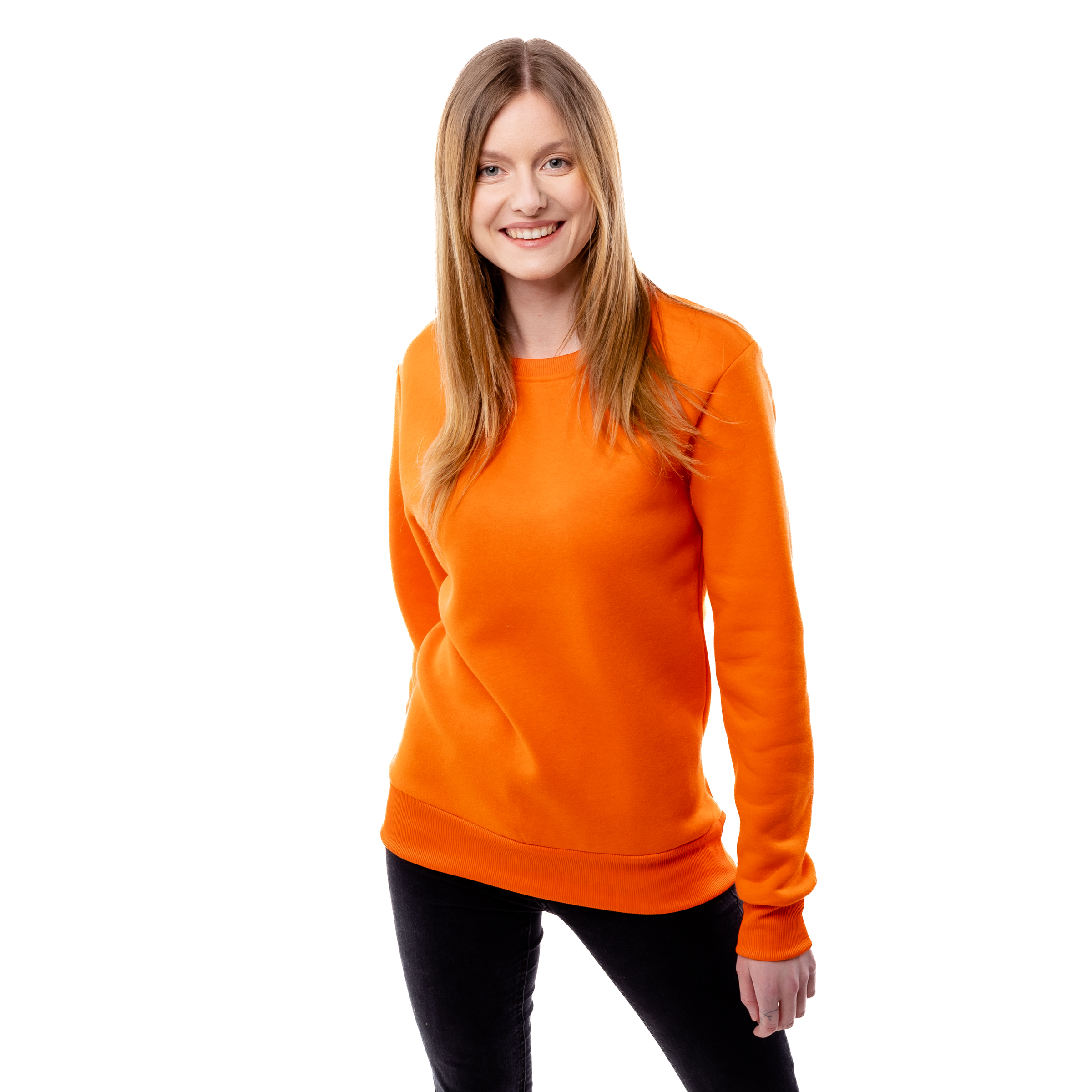 Women&#039;s sweatshirt GLANO - orange