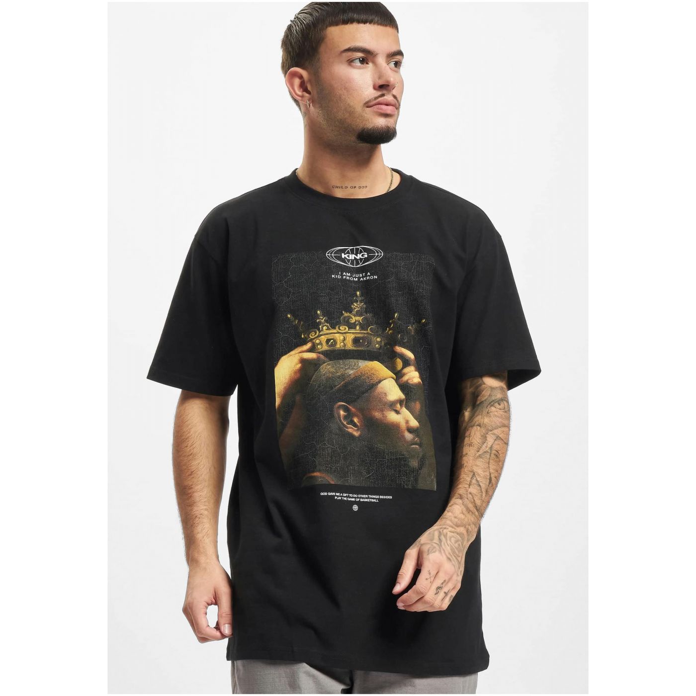 Kid By Akron Oversize Tee Black