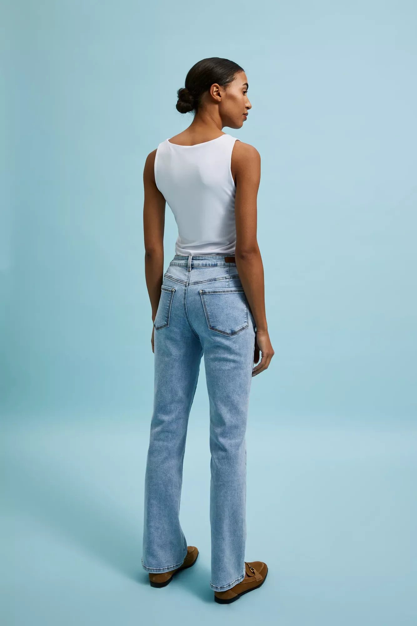 Women's blue jeans