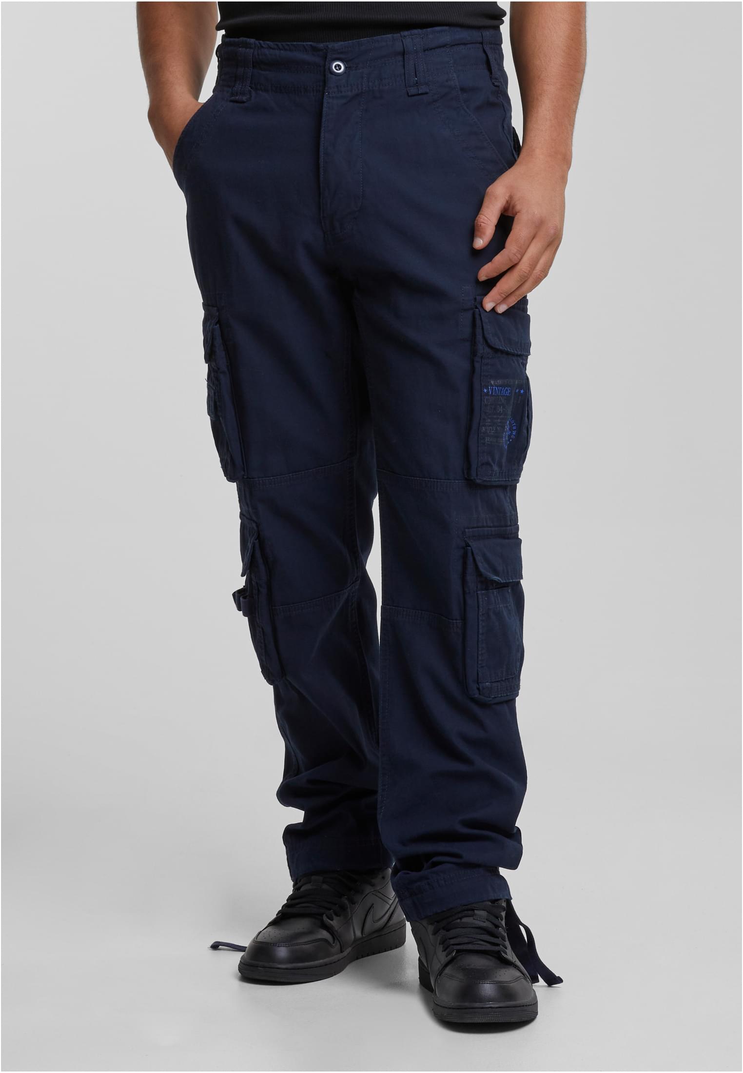 BRANDIT kalhoty Pure Slim Fit Trousers Modrá Velikost: S