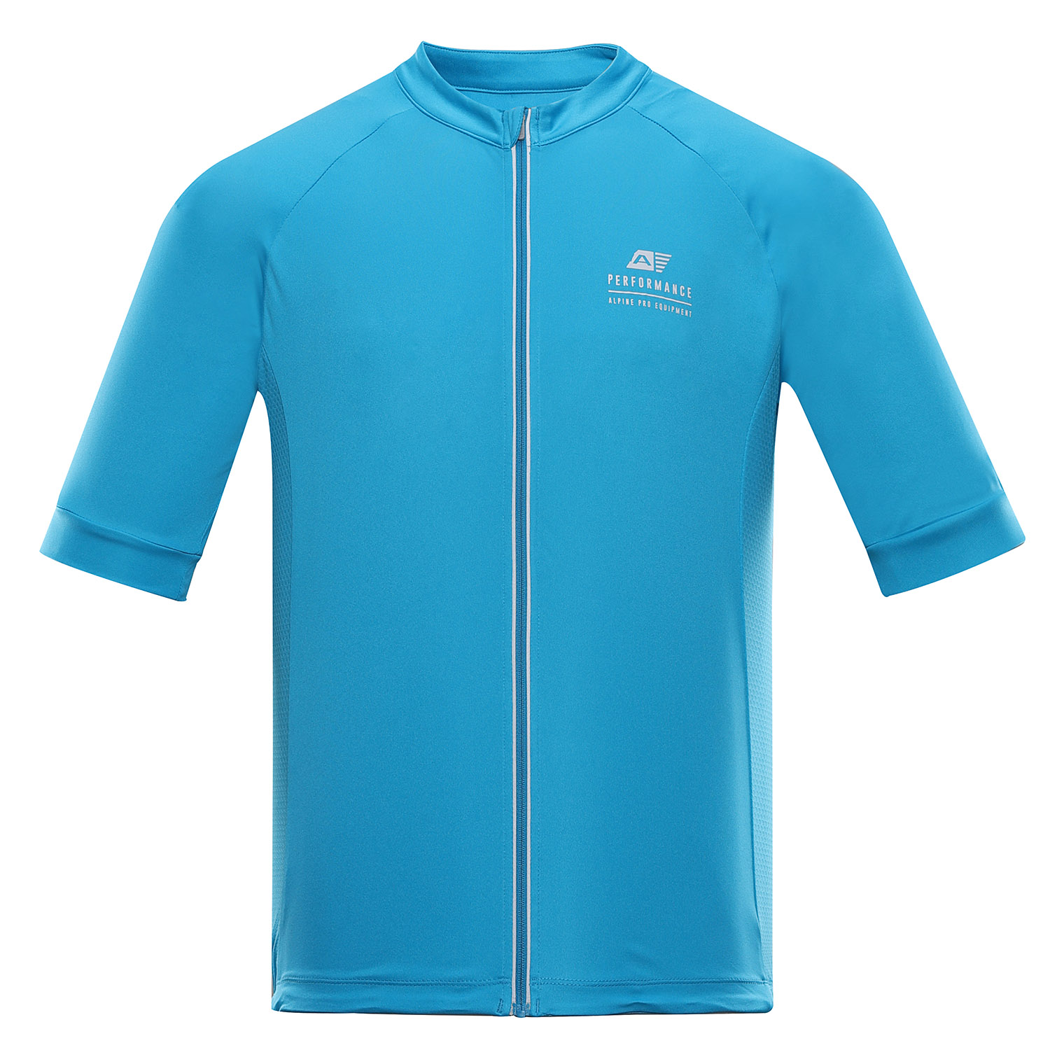 Men's cycling jersey ALPINE PRO SAGEN neon atomic blue