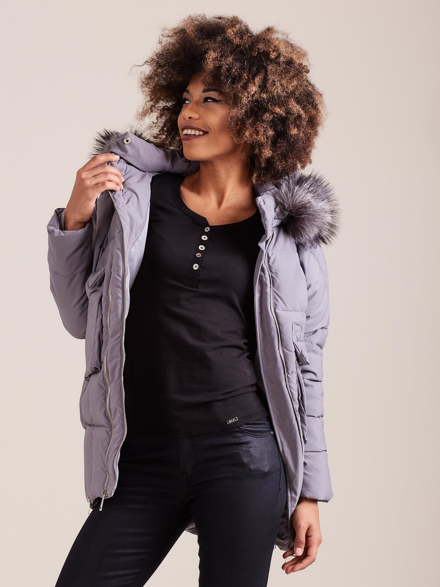 Geaca dama, Fashionhunters Hooded