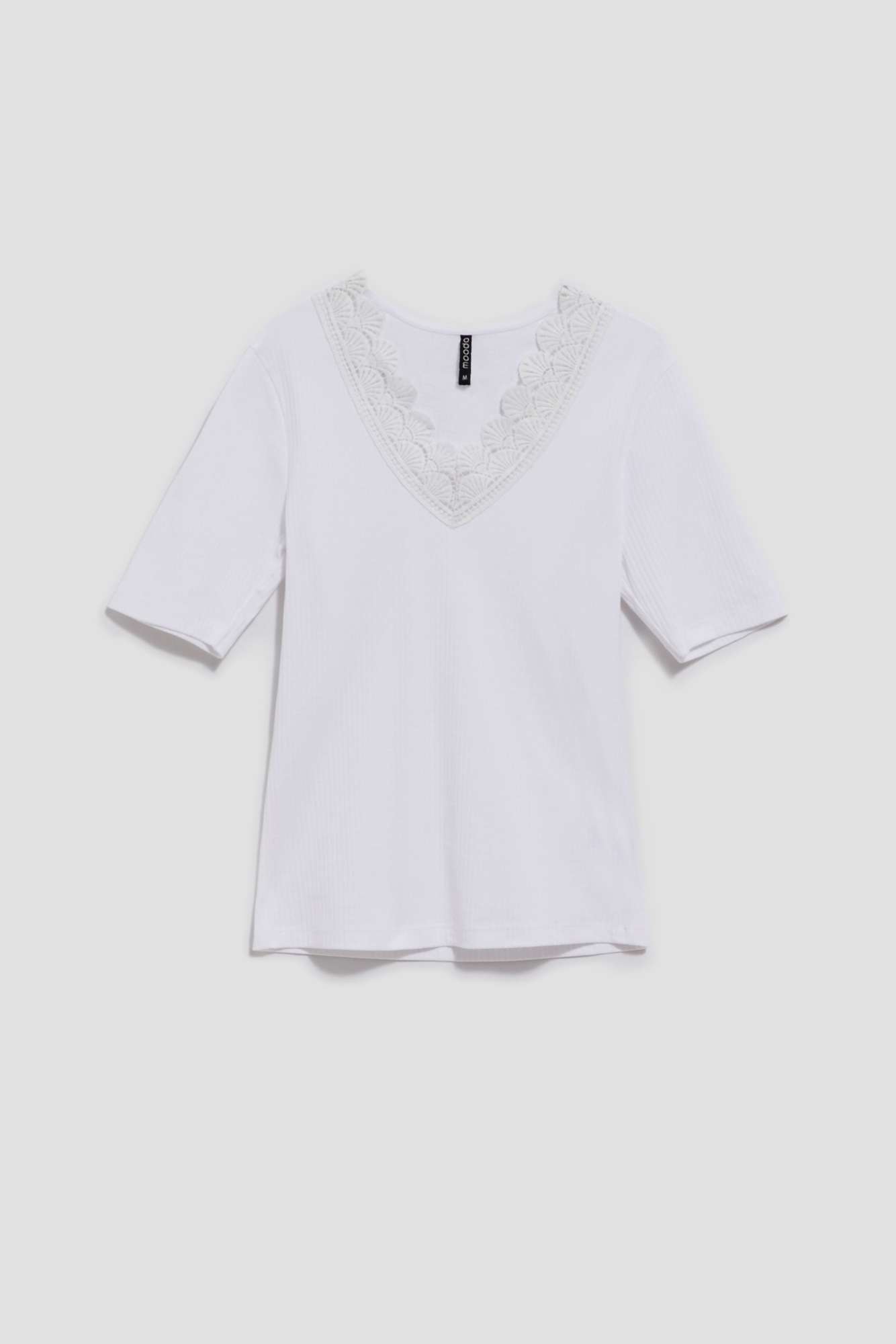 WOMEN'S T-SHIRT L-TS-4084 WHITE