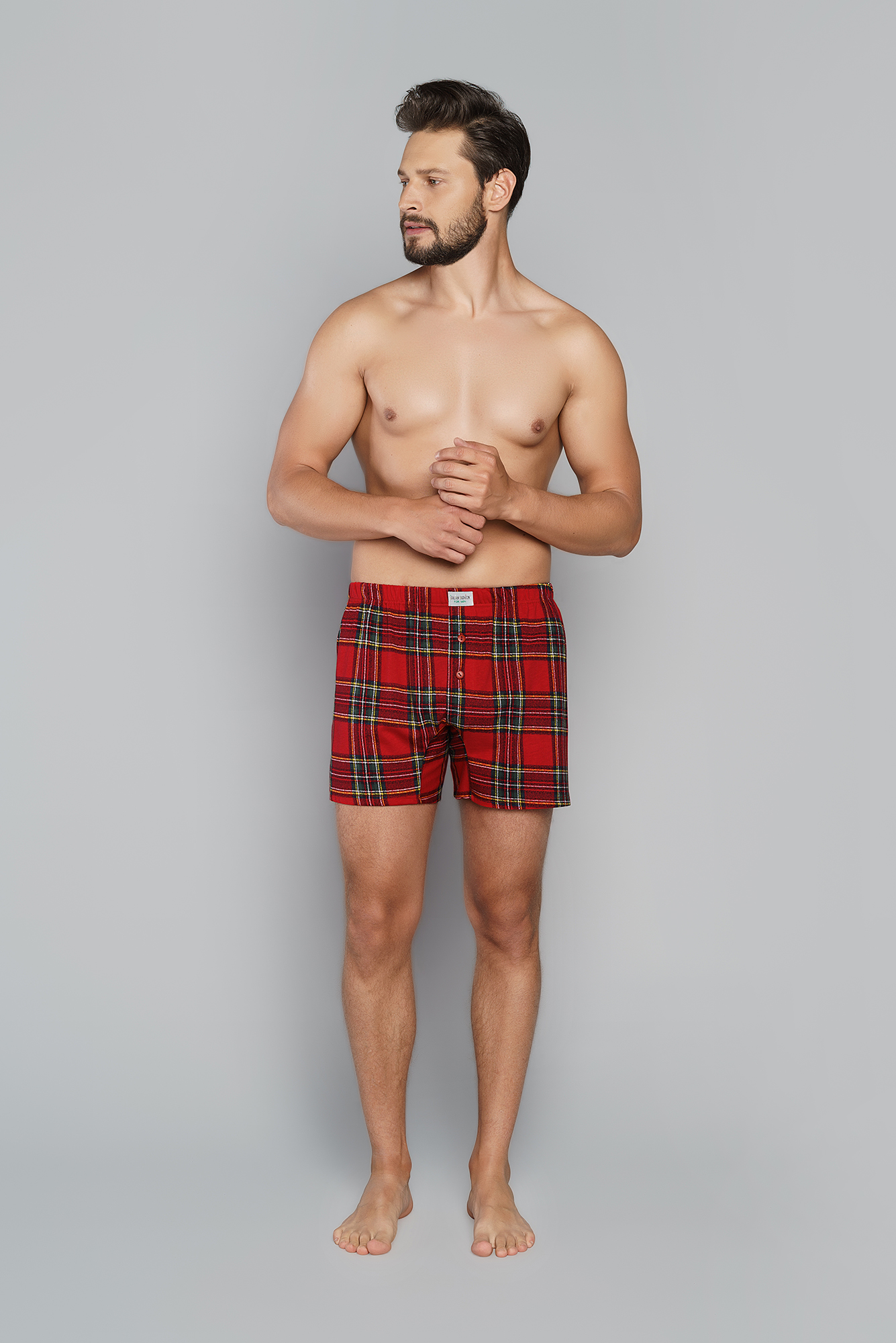 Men's boxer shorts Narvik - print