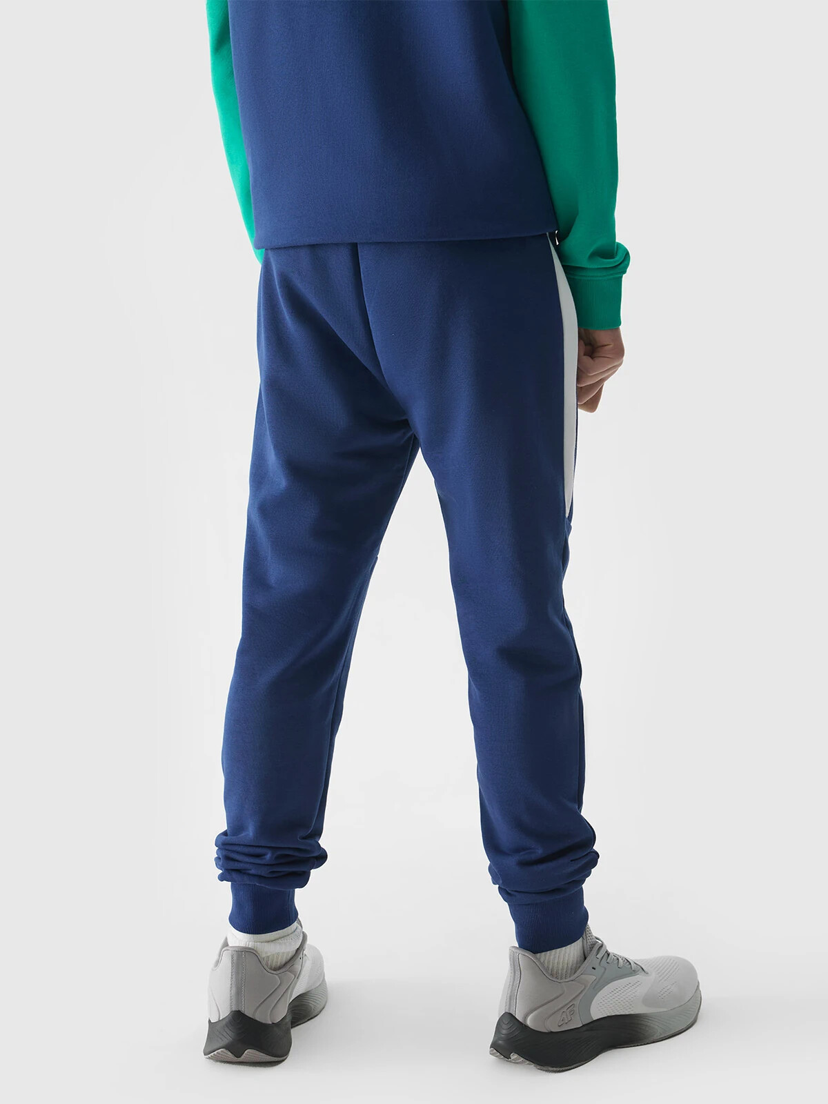 4F jogger sweatpants for boys - navy blue