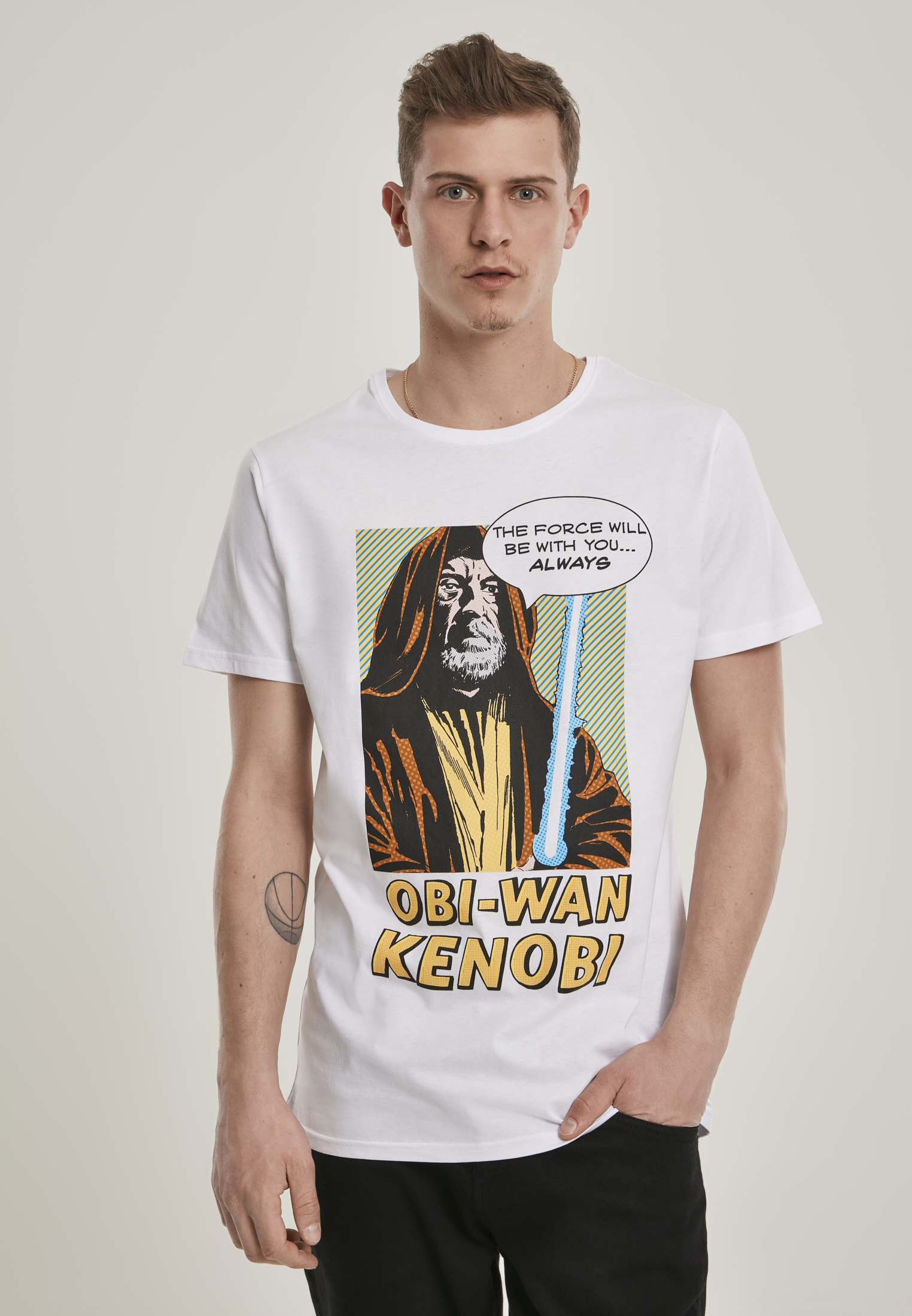 Obi-Wan Kenobi Tee White White