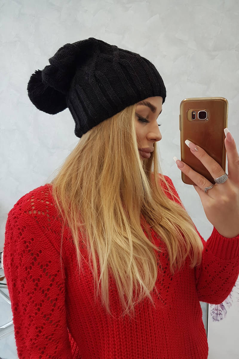 Beanie with fleece Milano K203 black