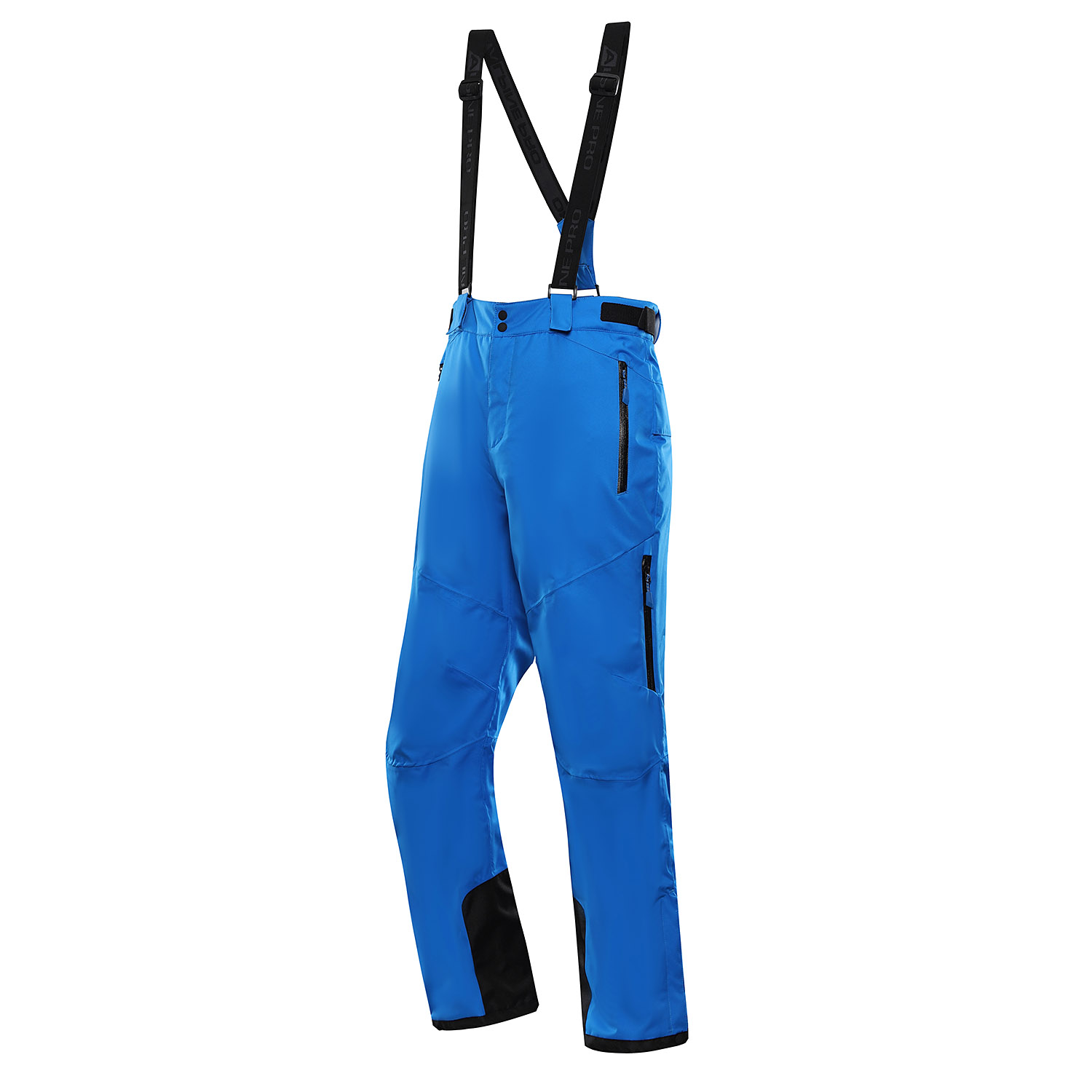 Men's PTX Diaphragm Ski Pants ALPINE PRO LERMON Electric Blue Lemonade