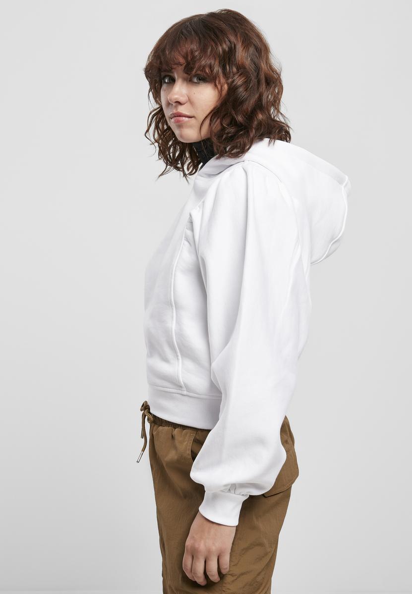 Doamnelor Organice Colectarea Batwing Hoody White