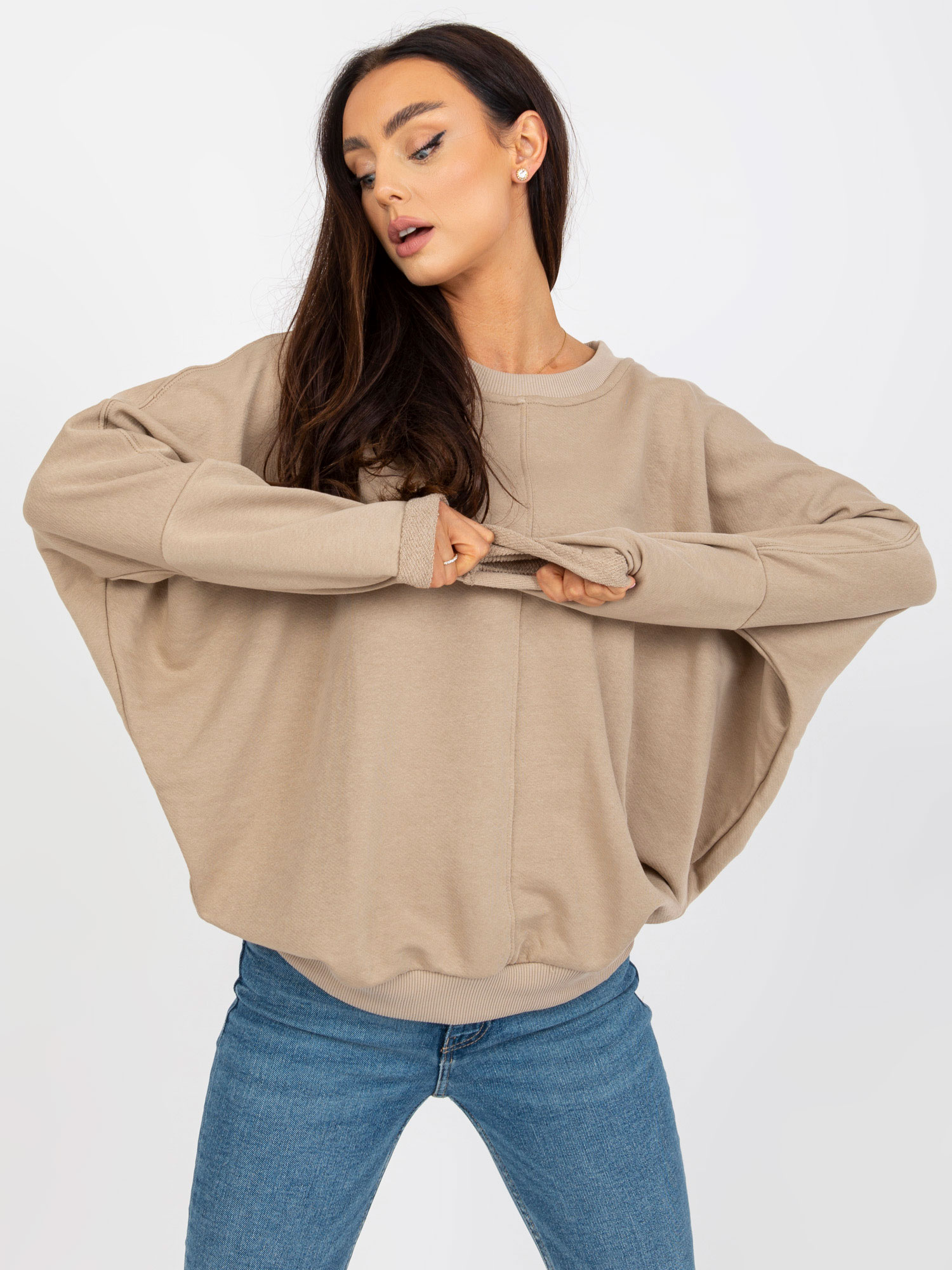 Sweatshirt-RV-BL-8080.56-dark Beige