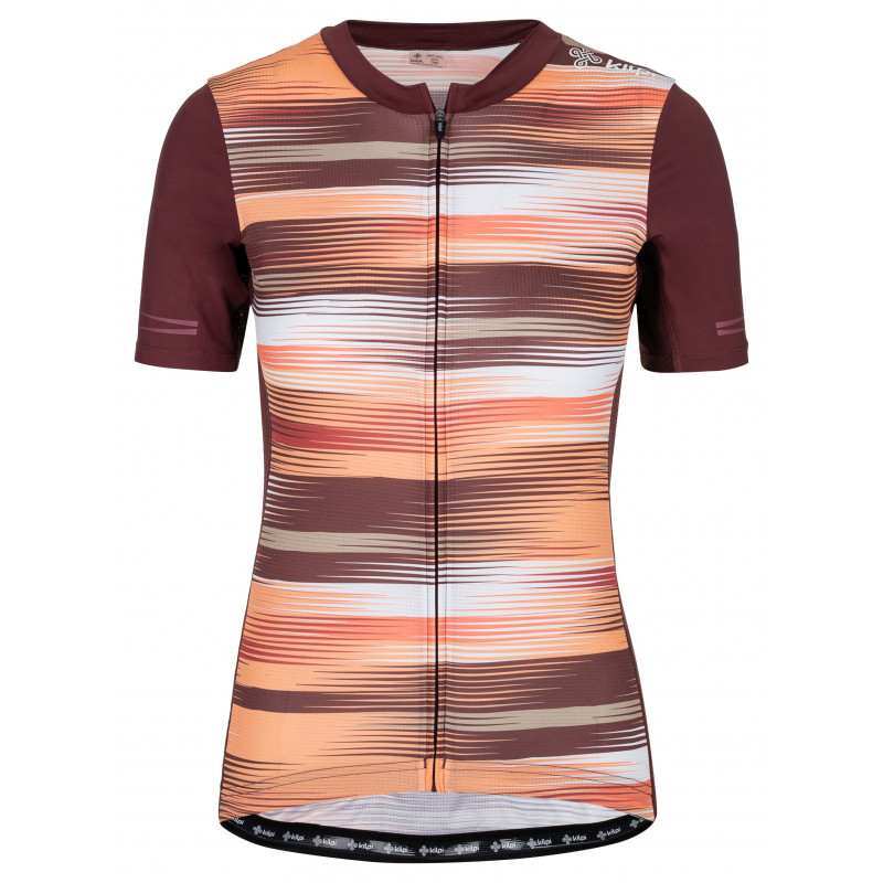 Women's cycling jersey KILPI MOATE-W dark red