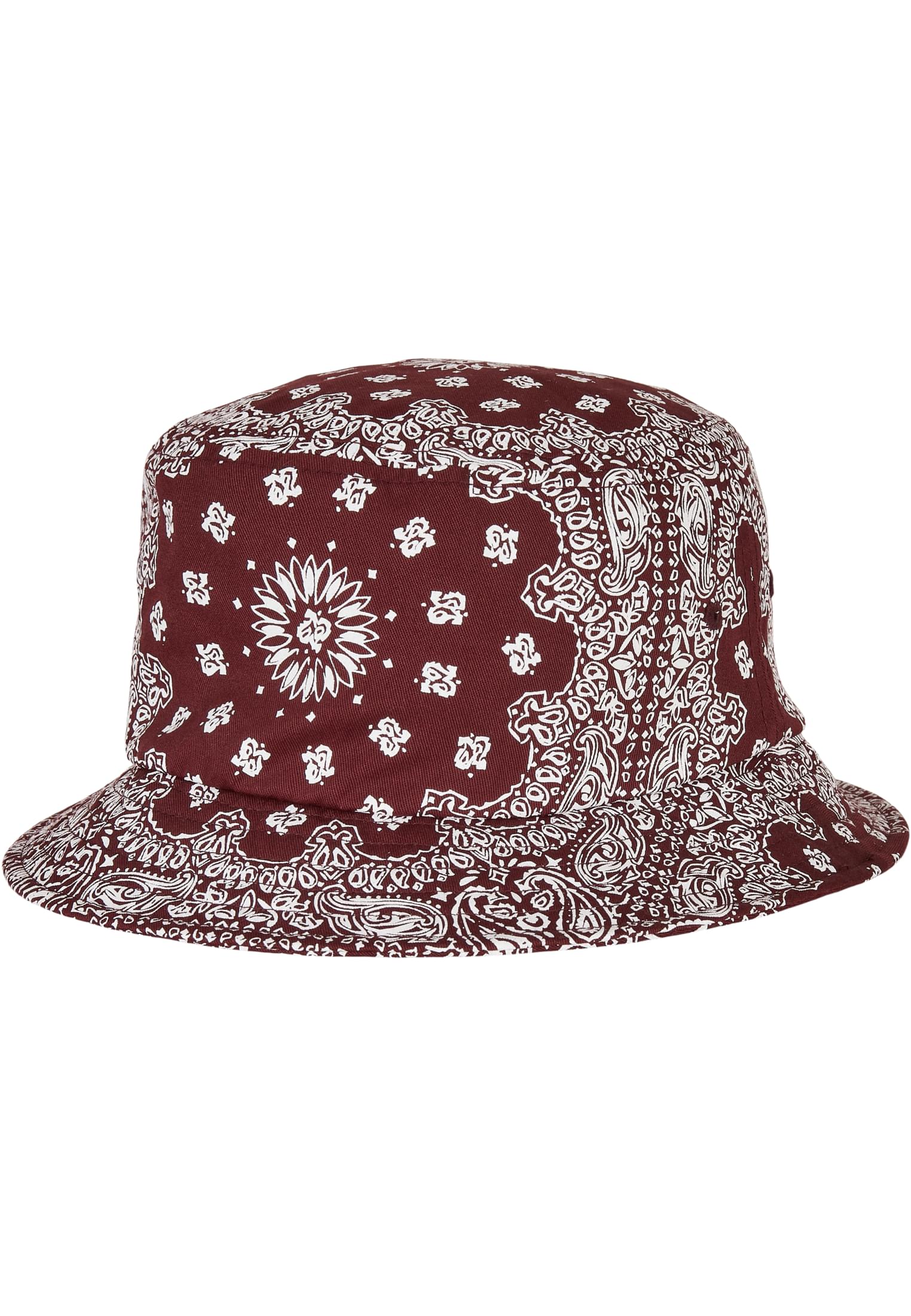 Bandana Print Bucket Klobouk Třešeň/bílá