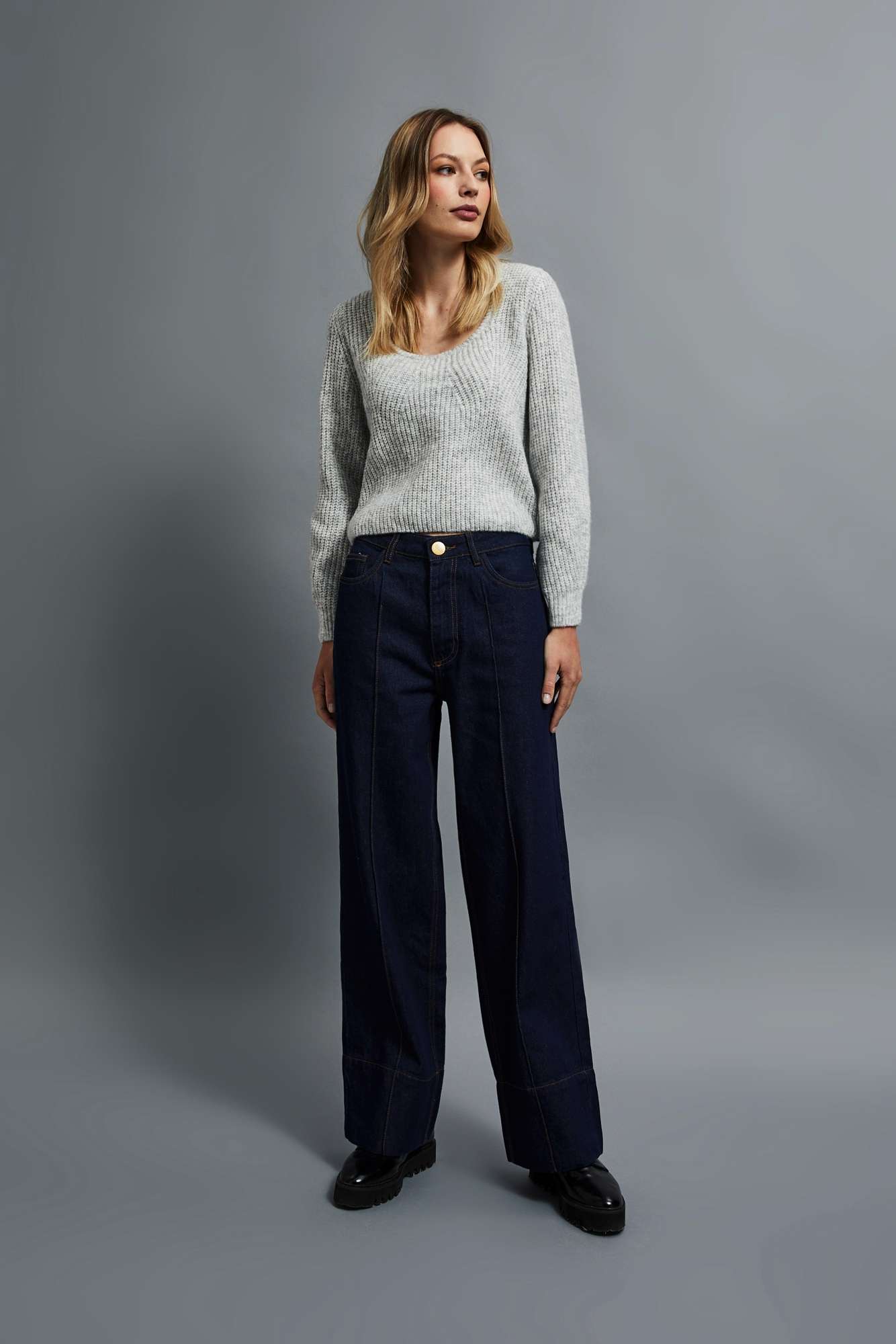 Marisse V-Neck Sweater