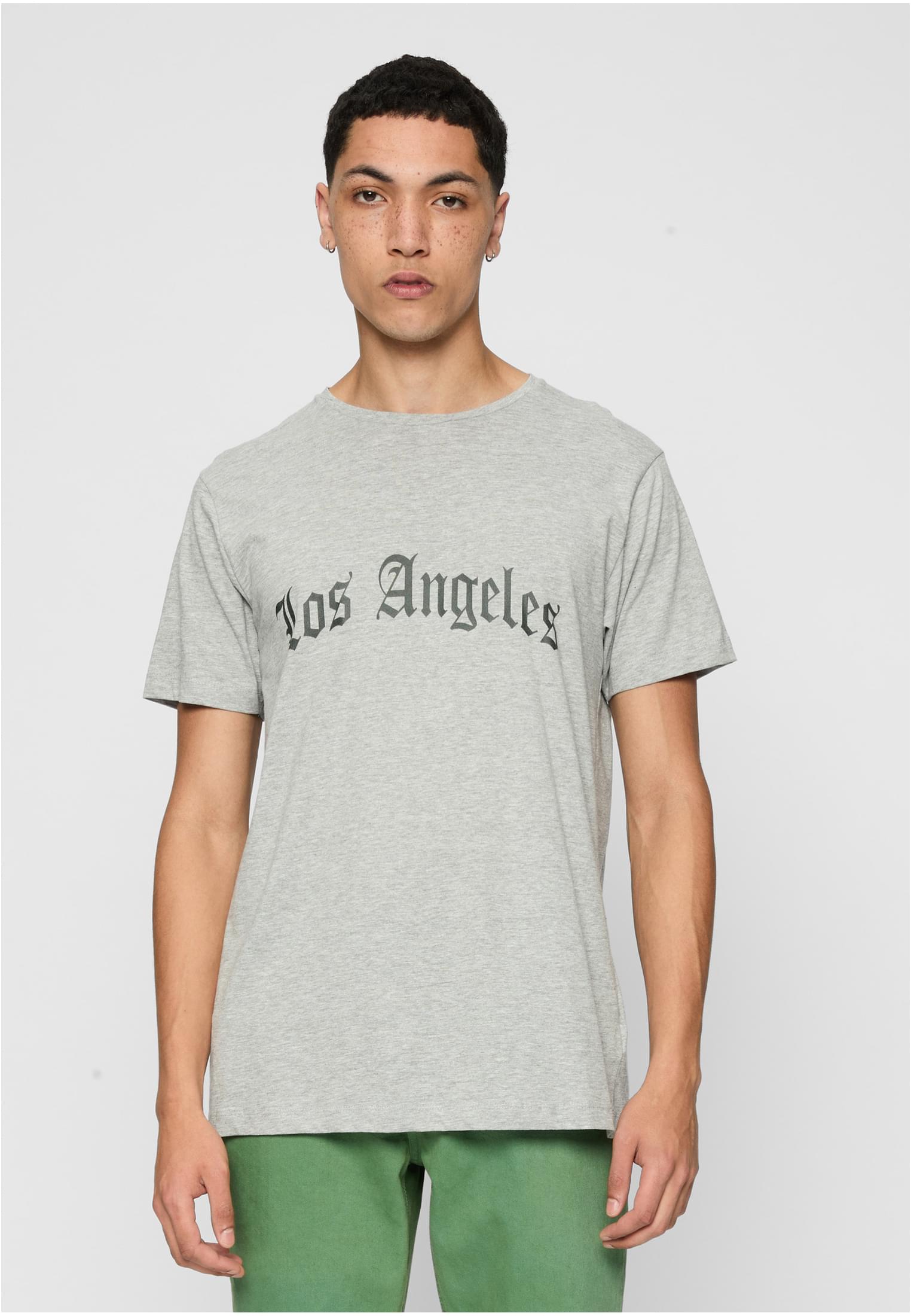 Los Angeles Wording Tee heather grey