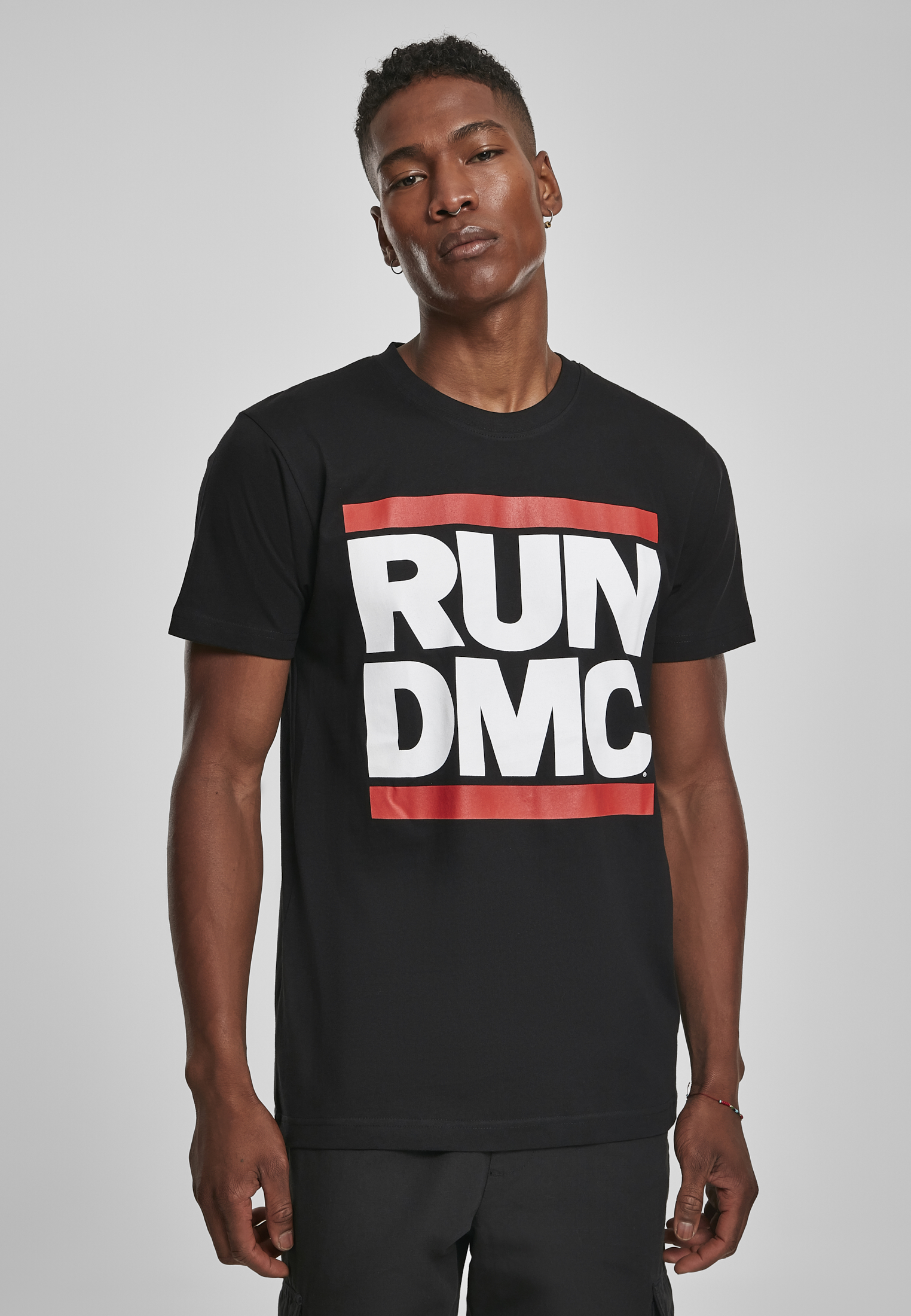 Run DMC Logo Tee černé