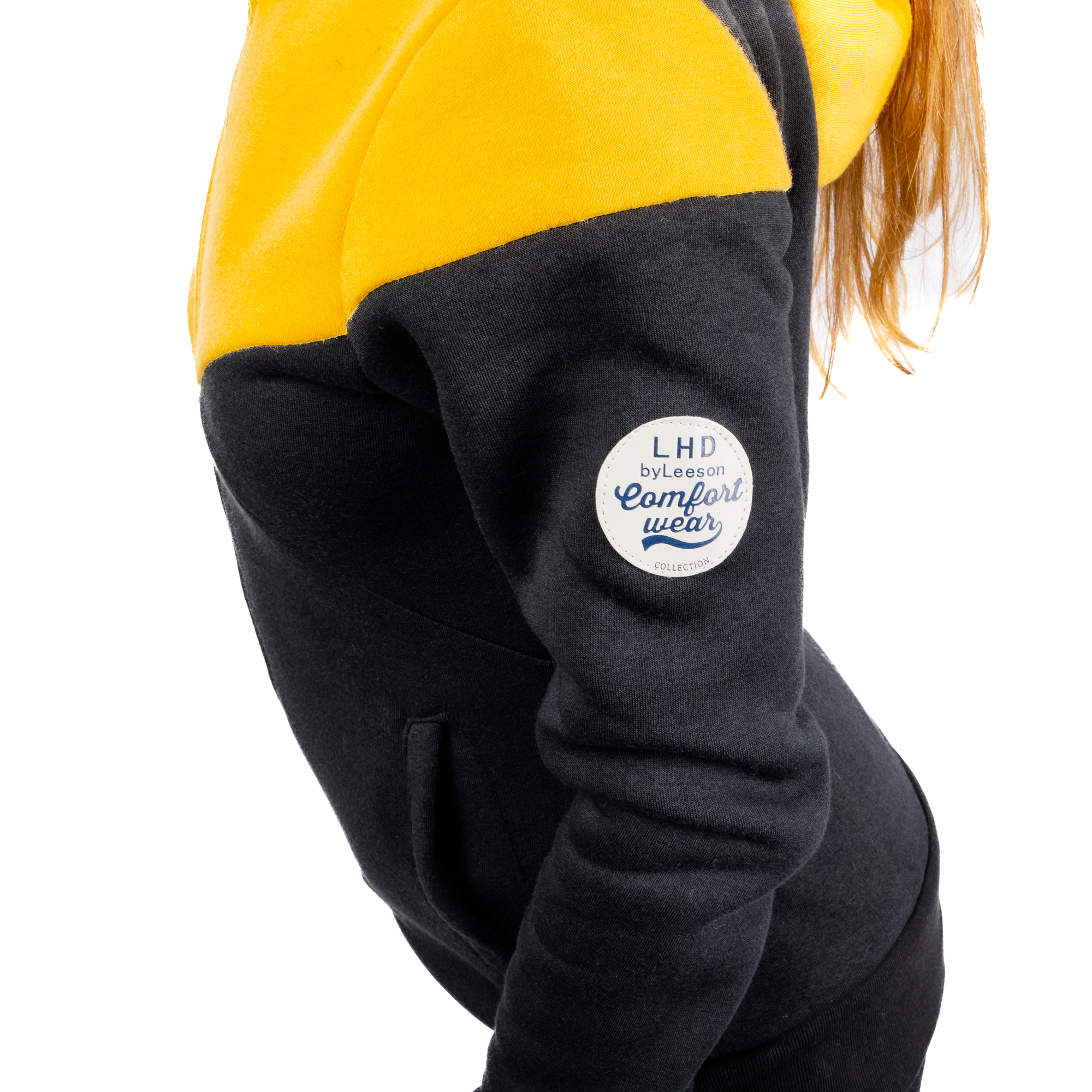 Women&#039;s tracksuit GLANO - black/yellow