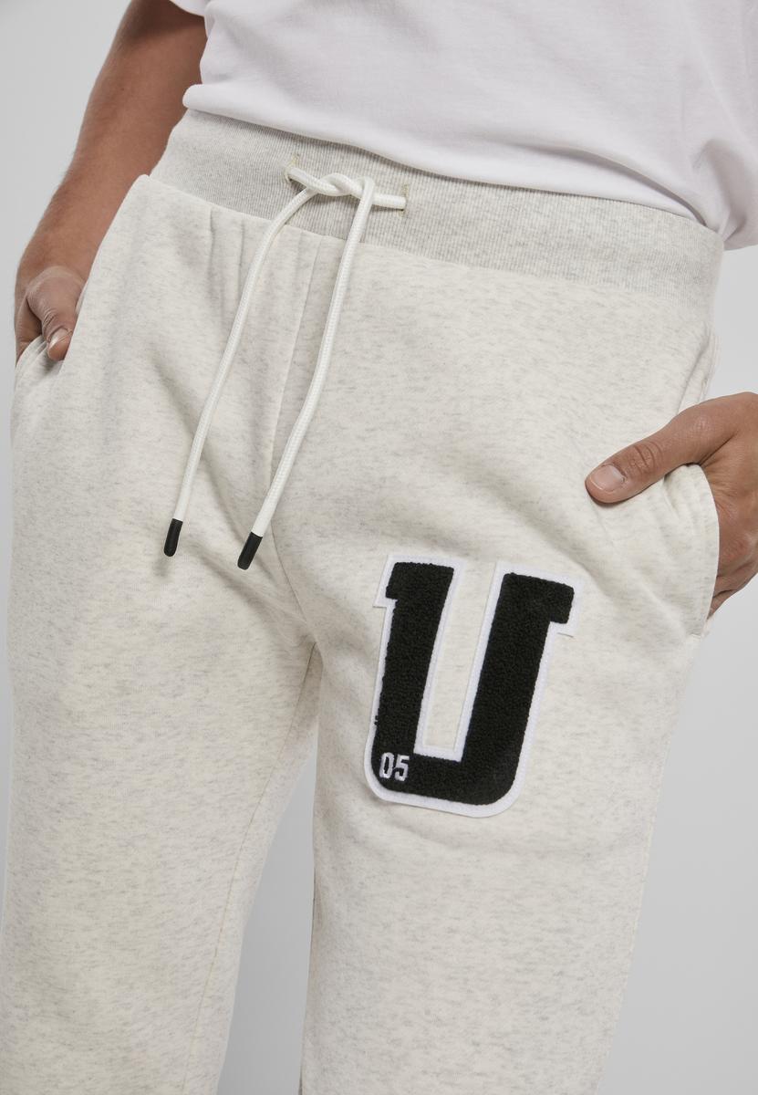 Frottee Patch Sweatpants Light Grey