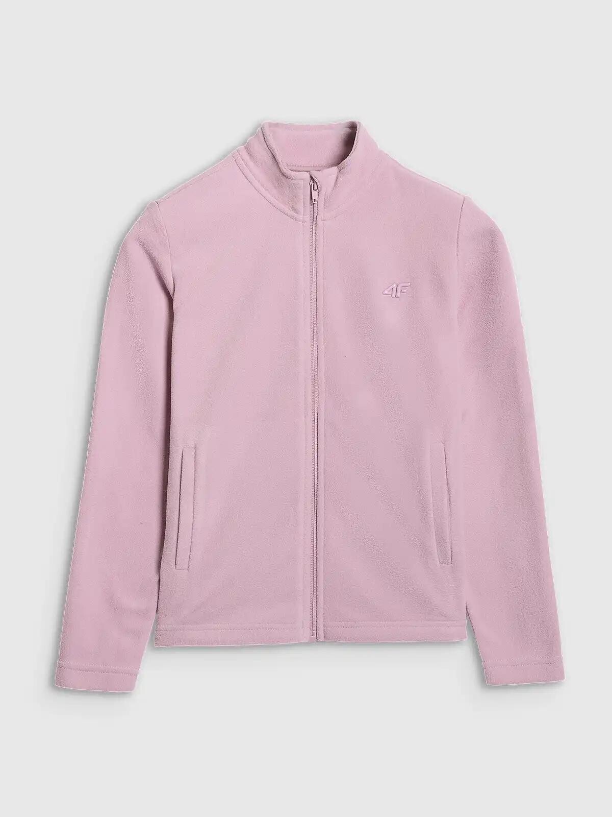 Girls&#039; fleece sweatshirt 4F