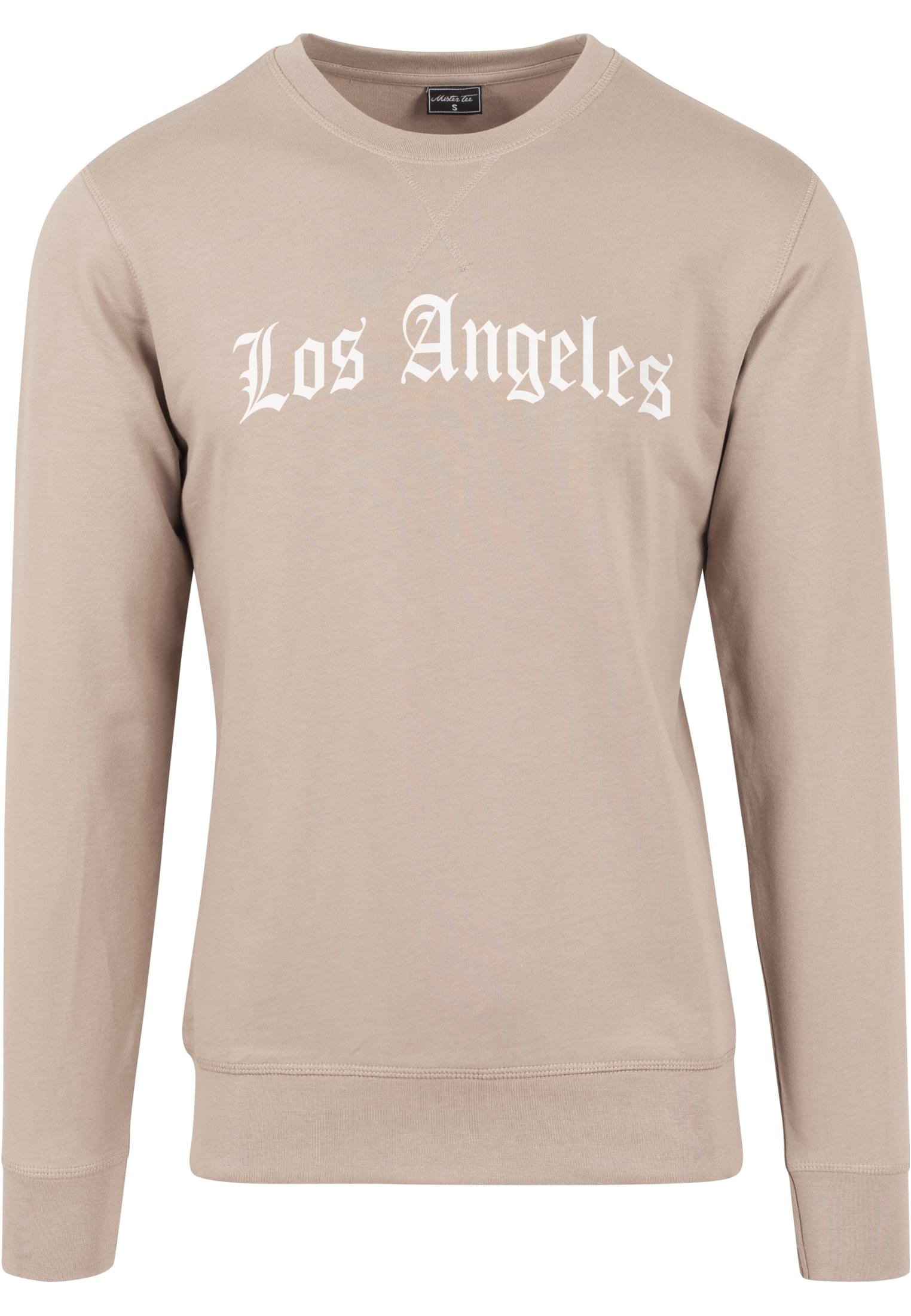 Los Angeles wording Crewneck darksand