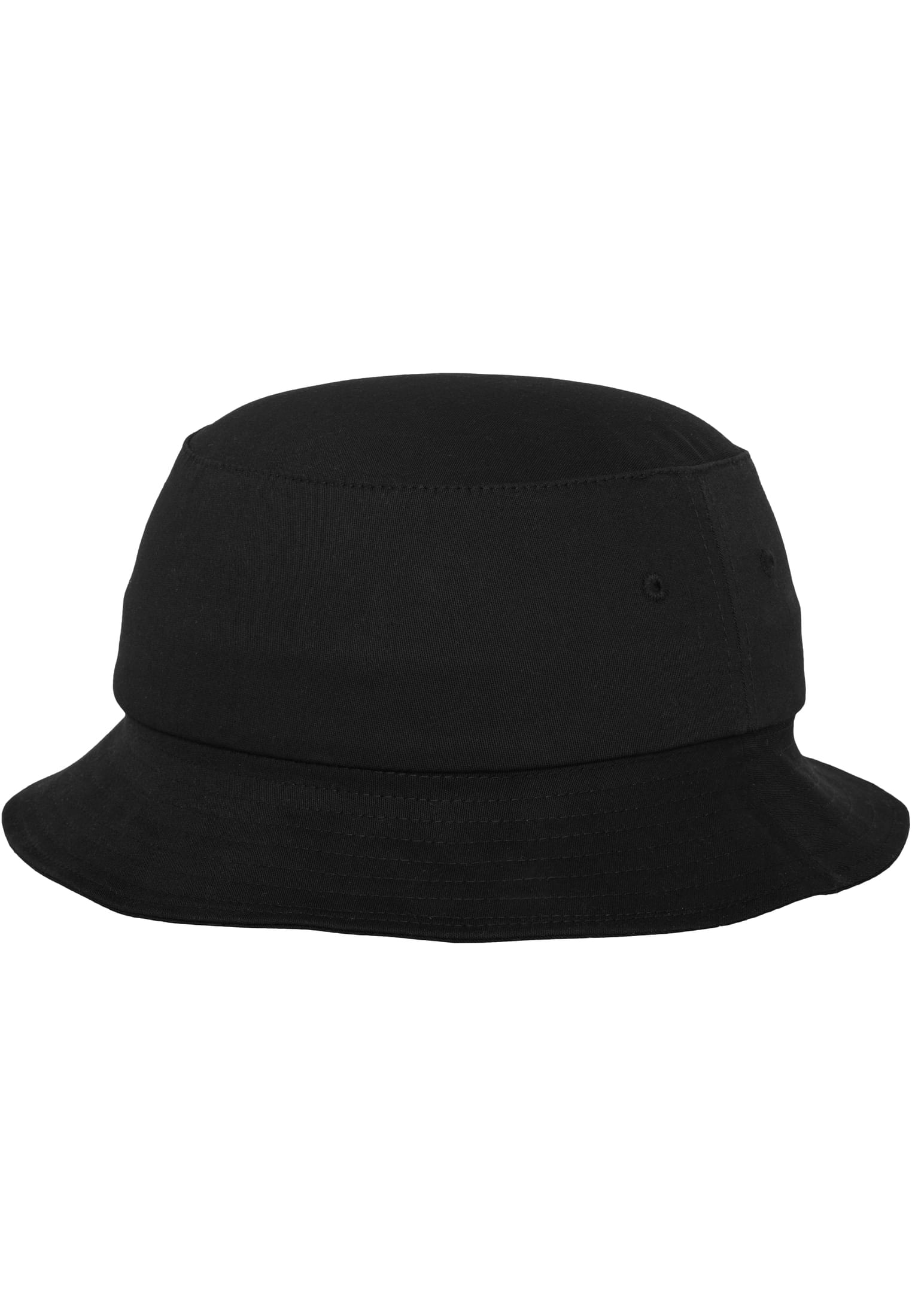 Flexfit Cotton Twill Bucket Cap, Black