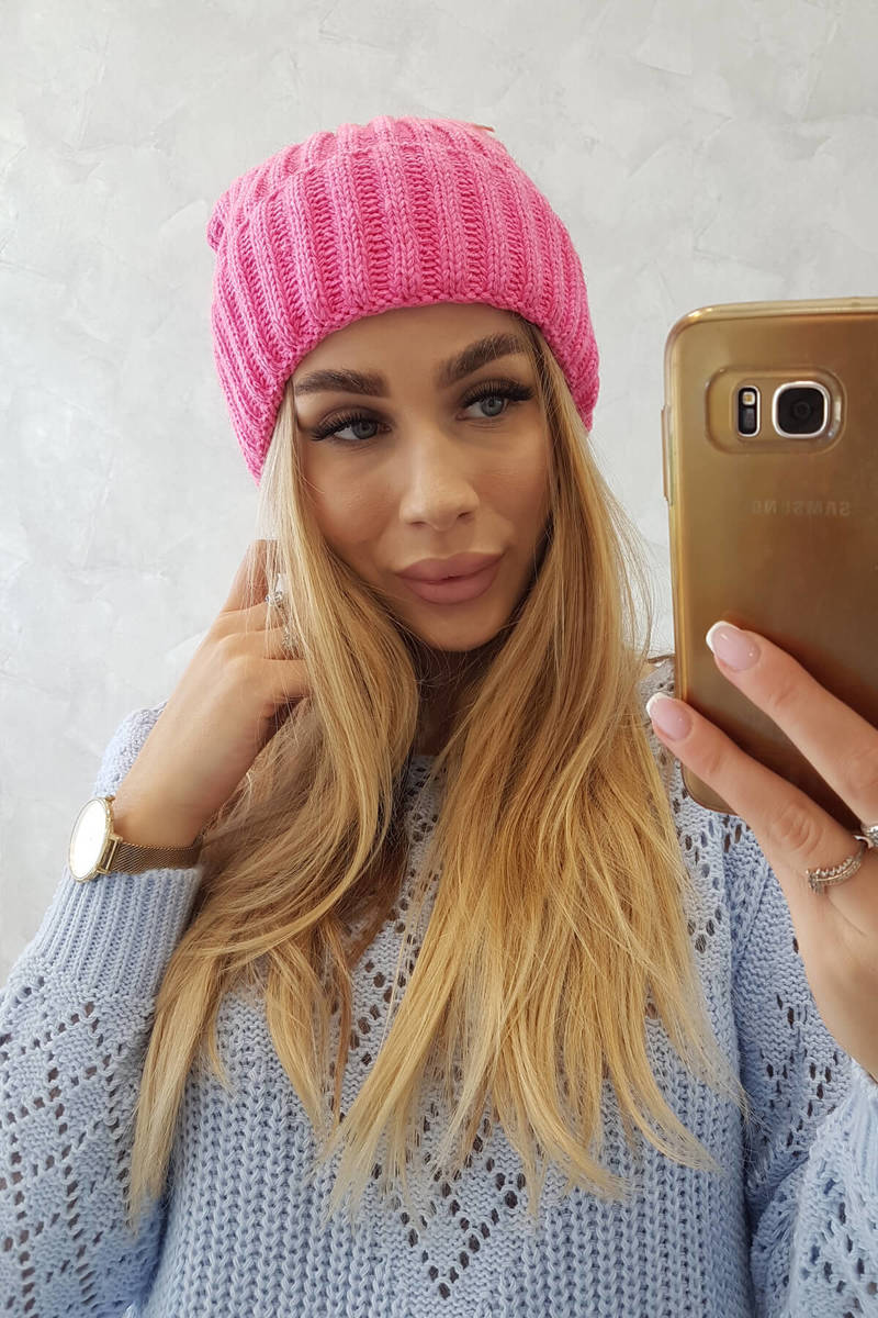 Cap with pink neon Magda K293