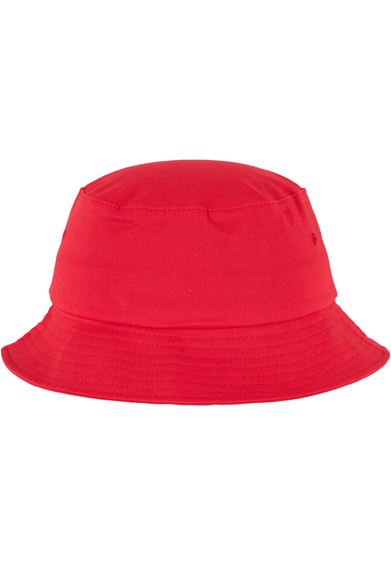 Levně Čepice Flexfit Cotton Twill Bucket Red