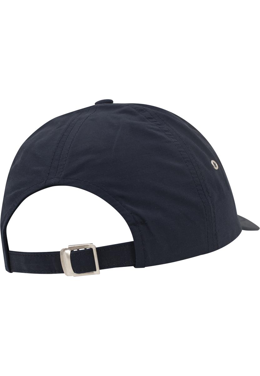 Low-profile water-repellent navy beanie