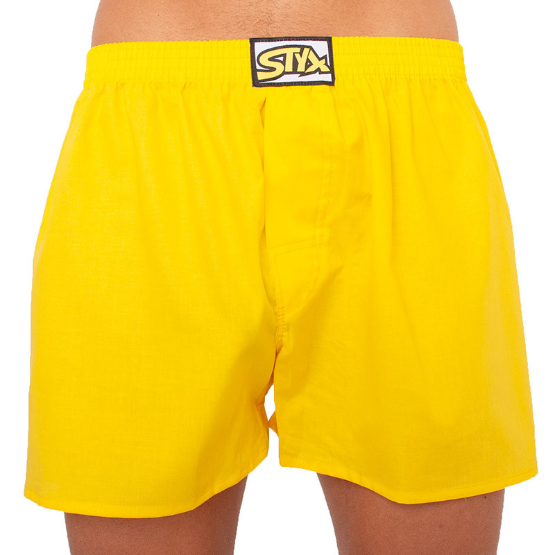 Men's Shorts Styx Classic Rubber Oversize Yellow (E1068)