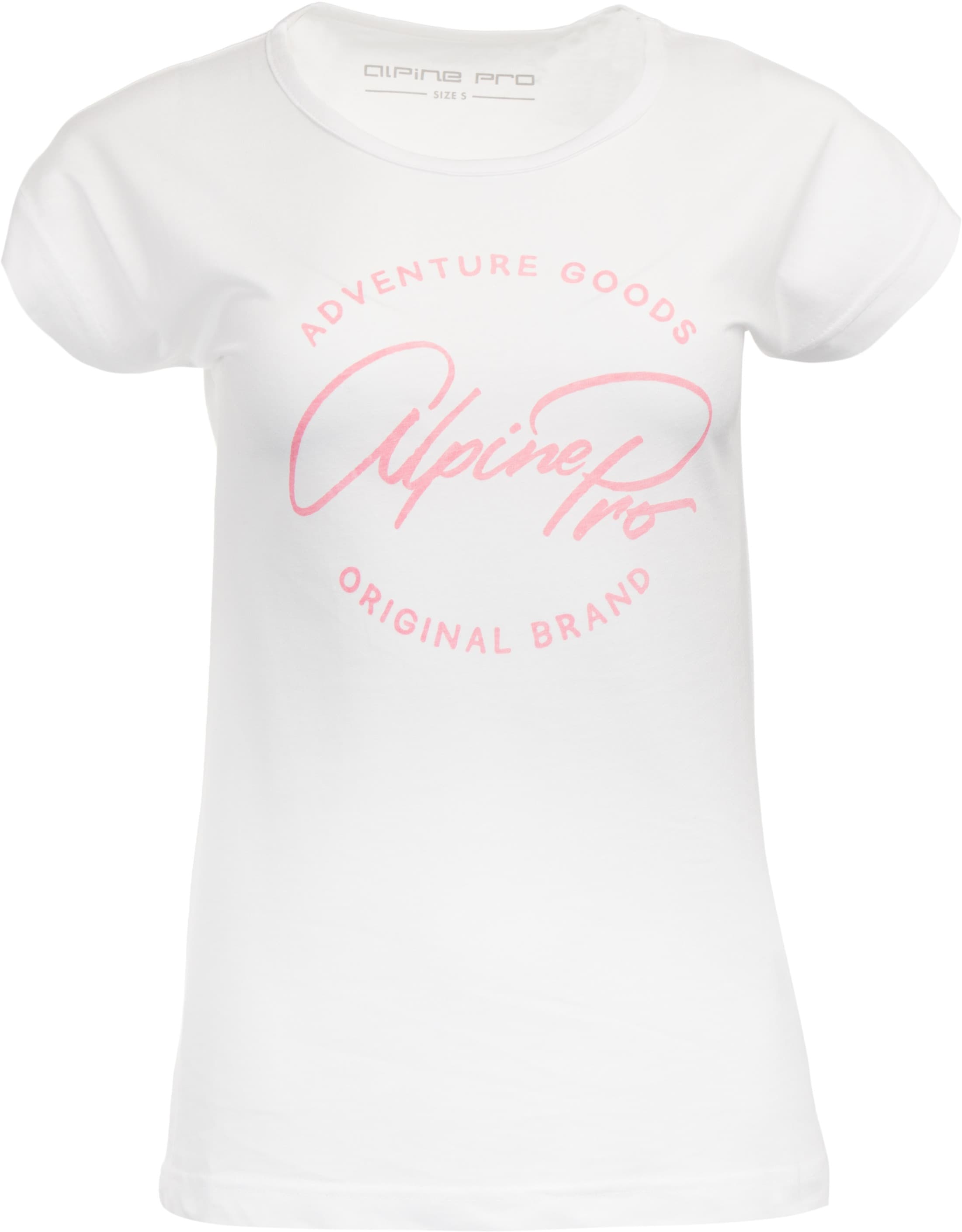 Women's T-shirt ALPINE PRO DAFKA White