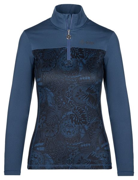 Women's Functional Long-sleeved T-shirt Kilpi LEEMA-W Dark Blue