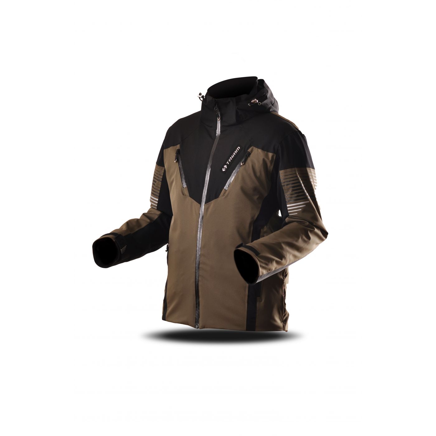 Jacket Trimm M AVALON Khaki/ Black