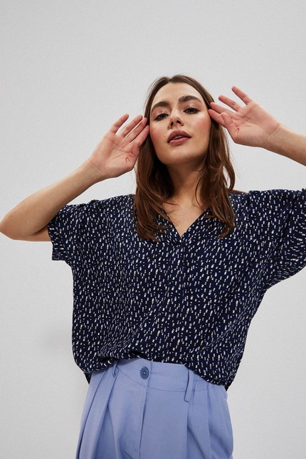 Short sleeve shirt - dark blue