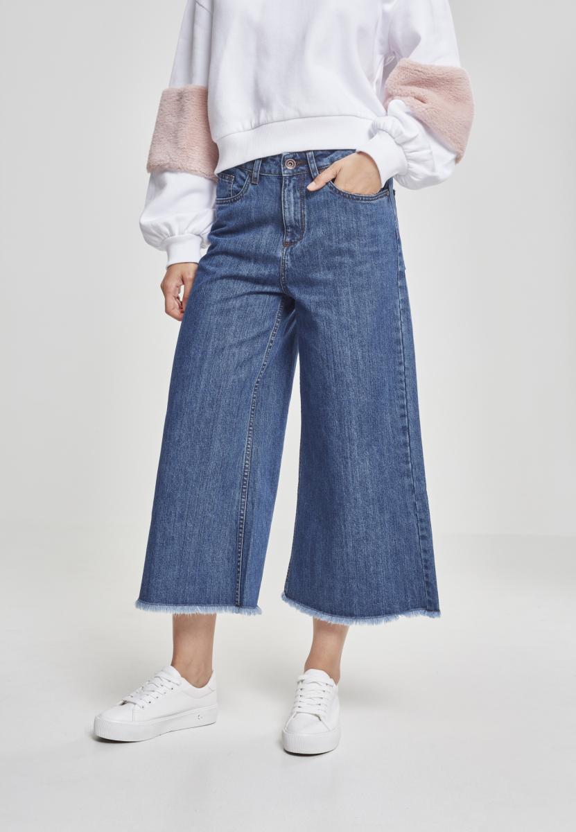 Women's Jeans Culotte - Blue