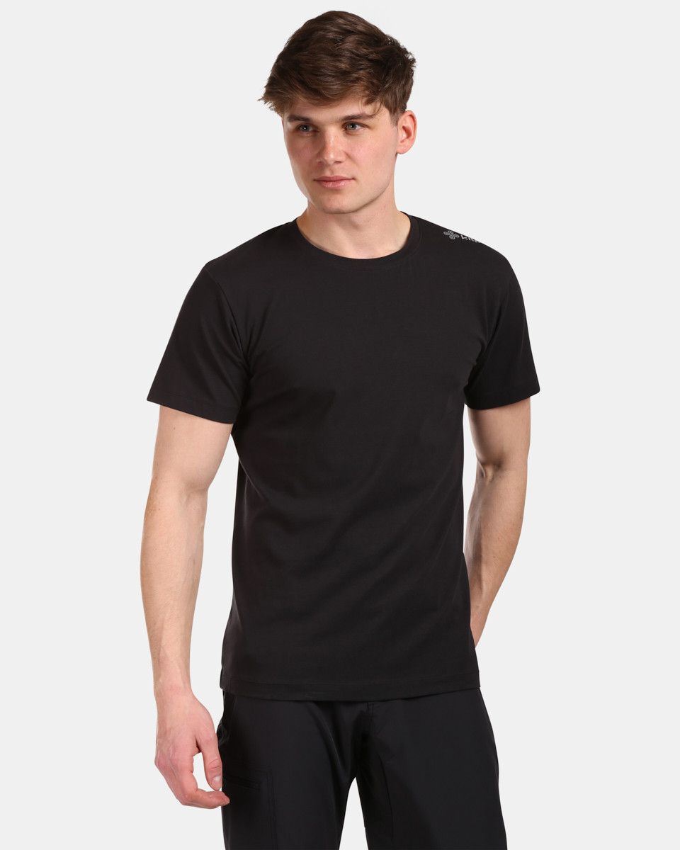 Pánské bavlněné tričko Kilpi PROMO-M Černá
