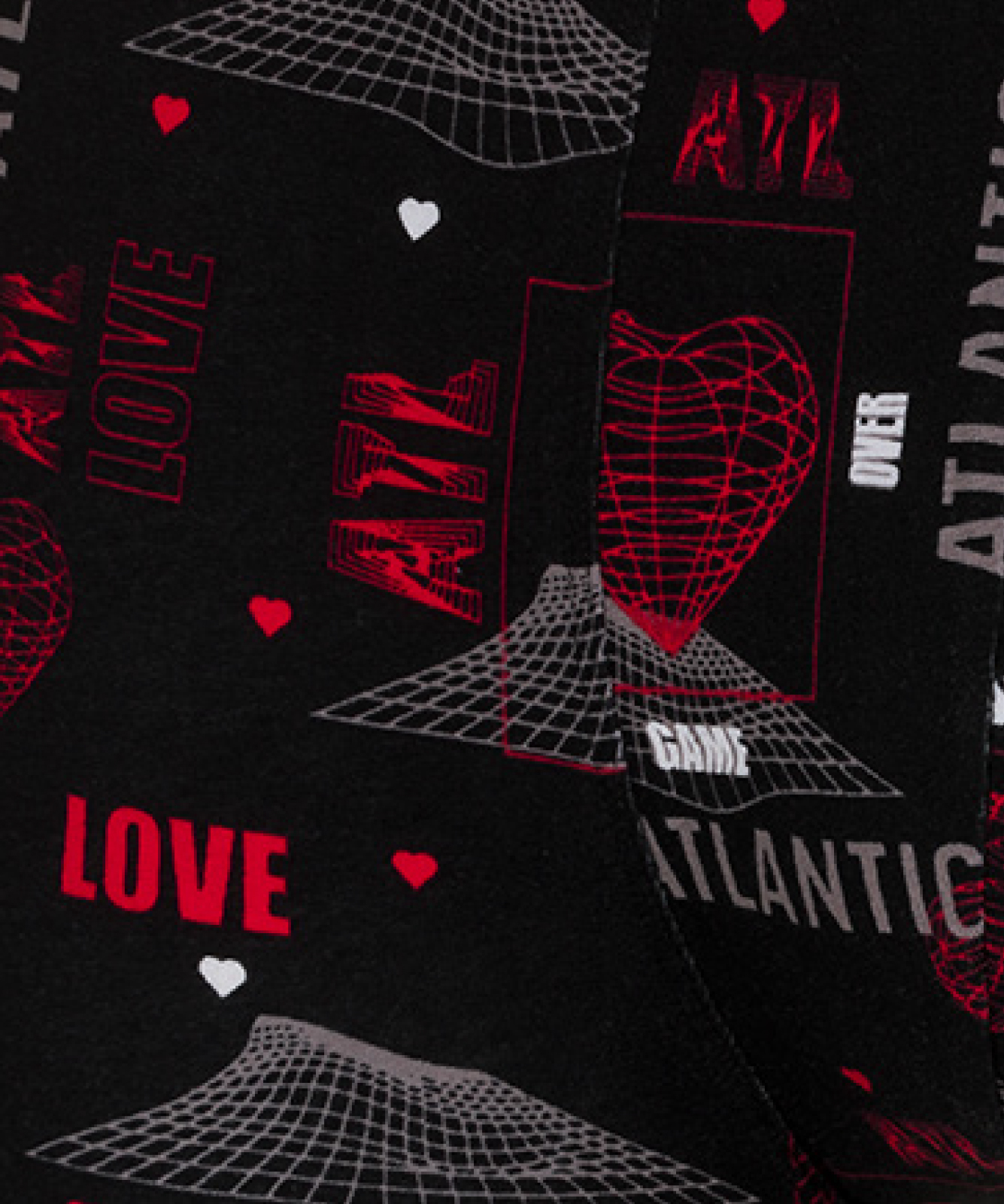 Men ́s boxers Love ATLANTIC 2Pack + gift box - black, red