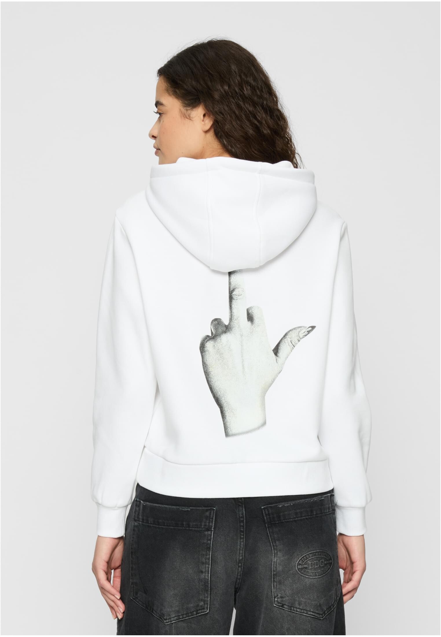 Women's sweatshirt I Dont Give A Hoody white