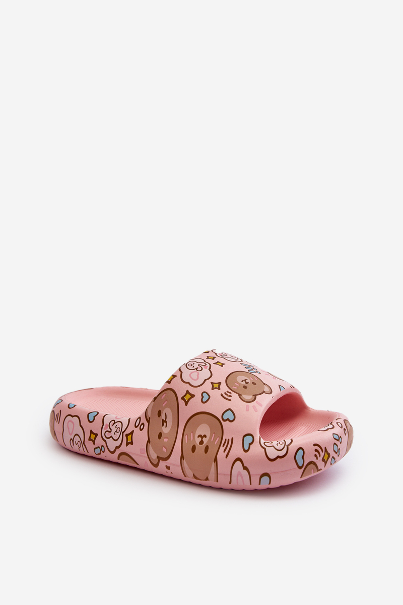 Children's lightweight slippers with pink teddy bears by Evitrapa