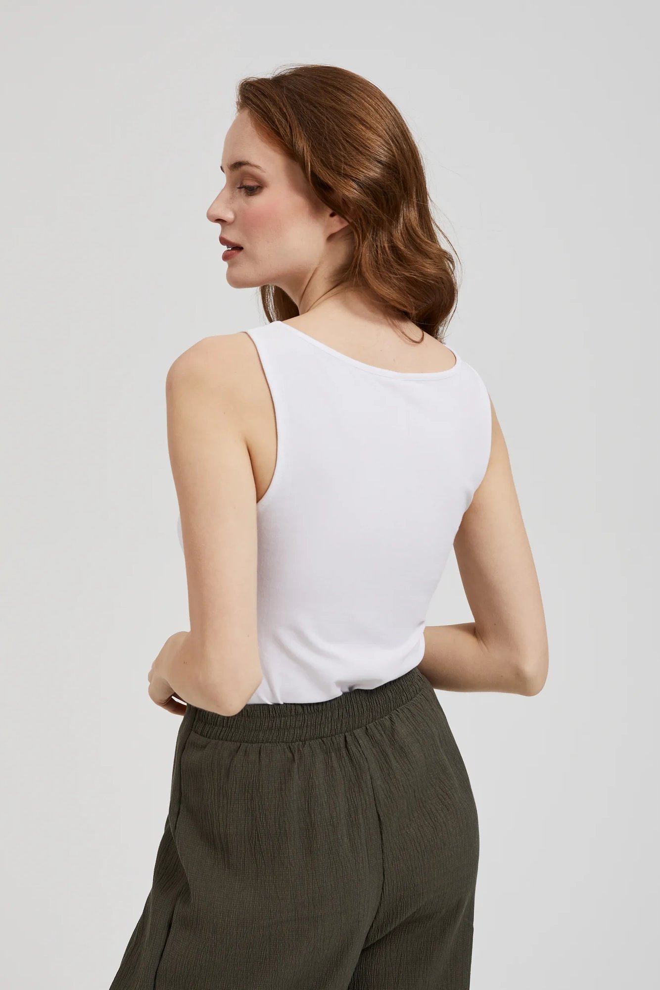 Women's top MOODO - white