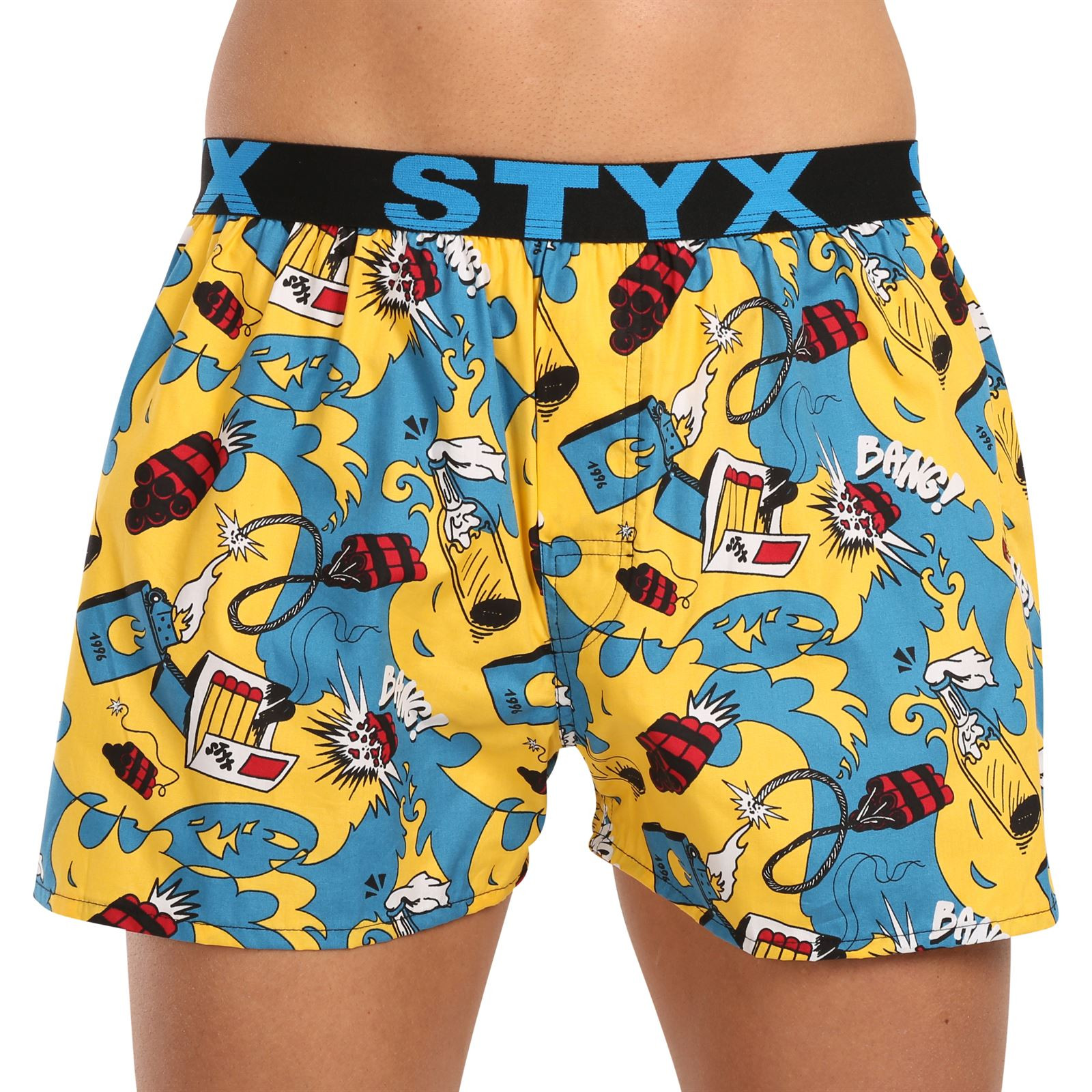 Men's Boxer Shorts Styx Art Sports Rubber Explosion