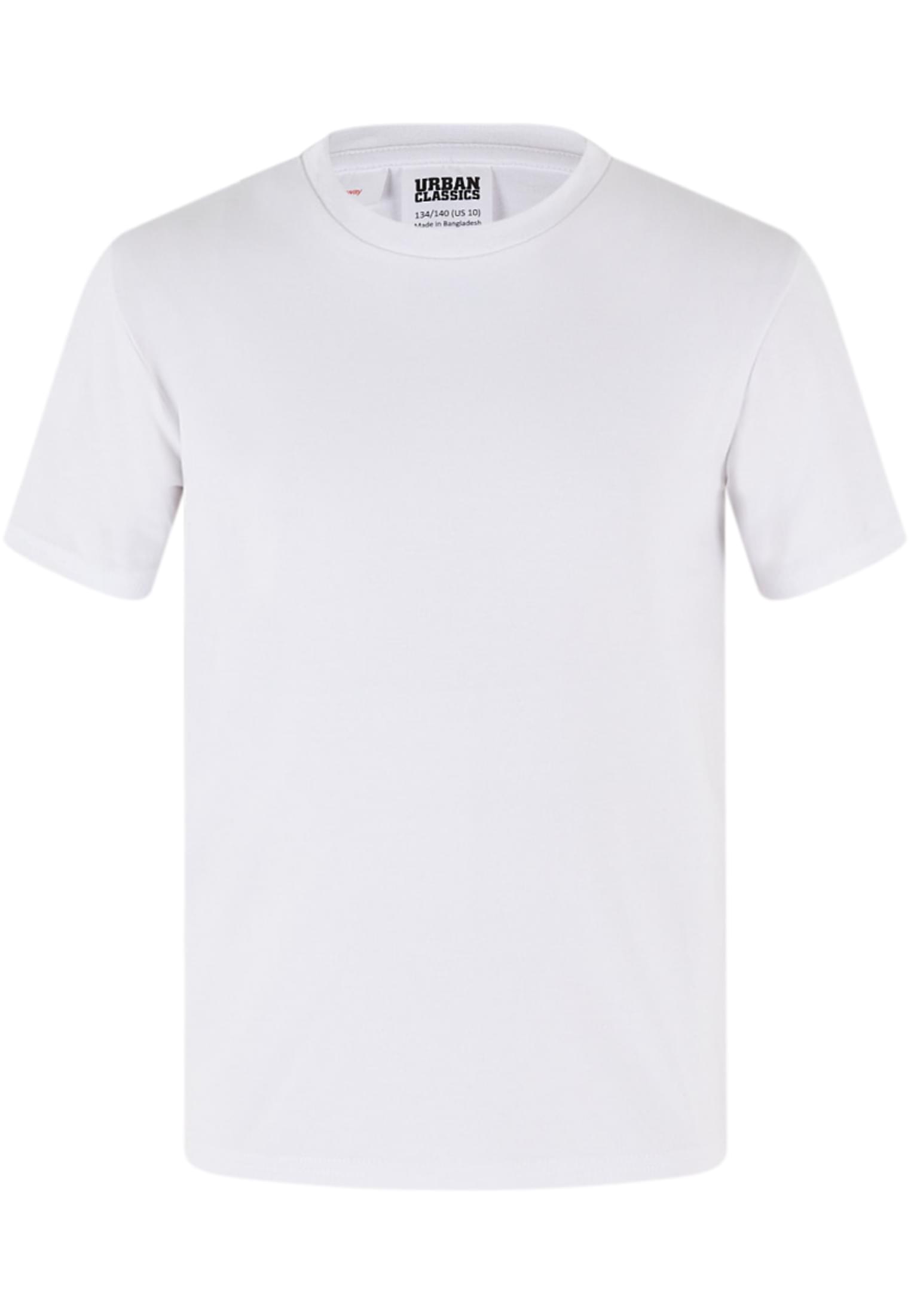 Girls' stretch T-shirt Jersey white